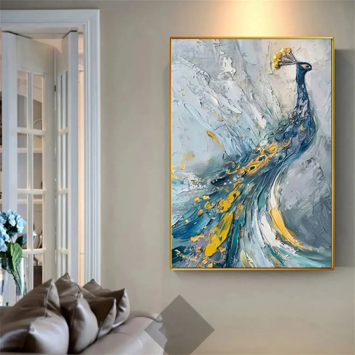 Animal Textured Canvas Art Painting #AA032