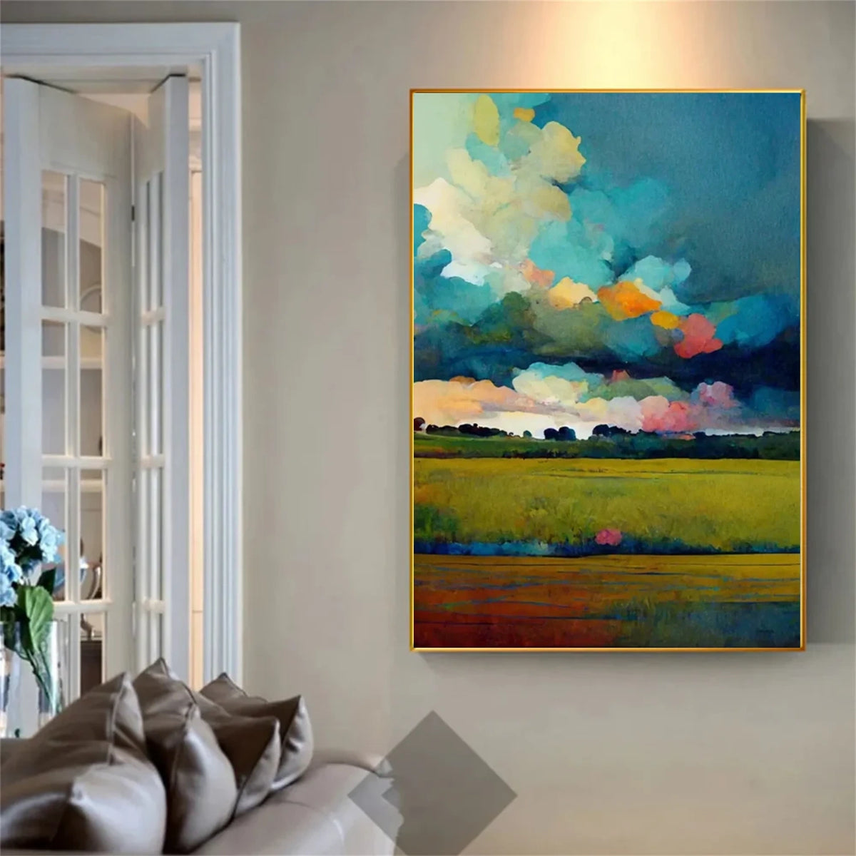 Colorful Landscape Abstract Wall Art #UL001