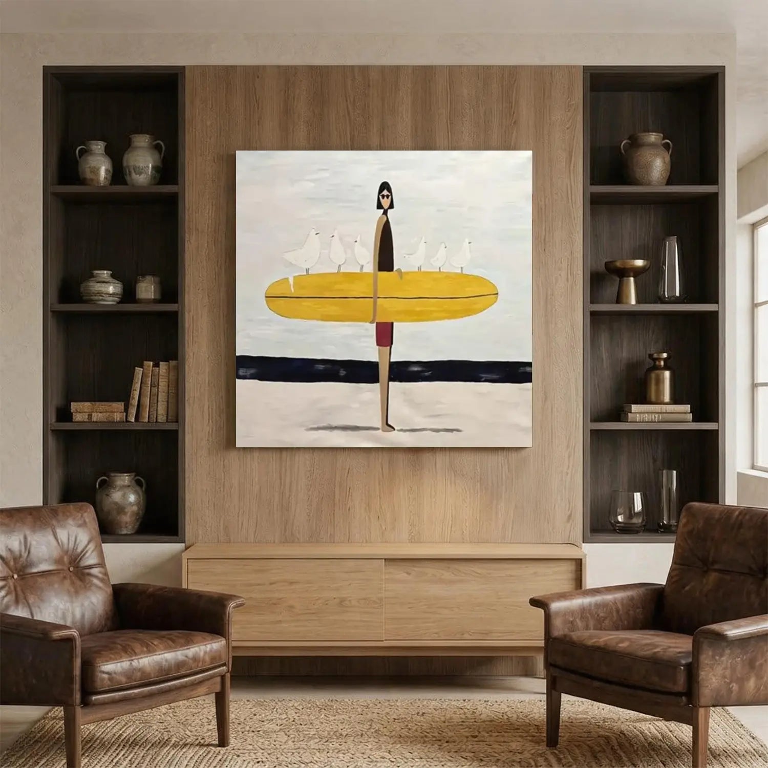 Abstract Portrait Wall Art
