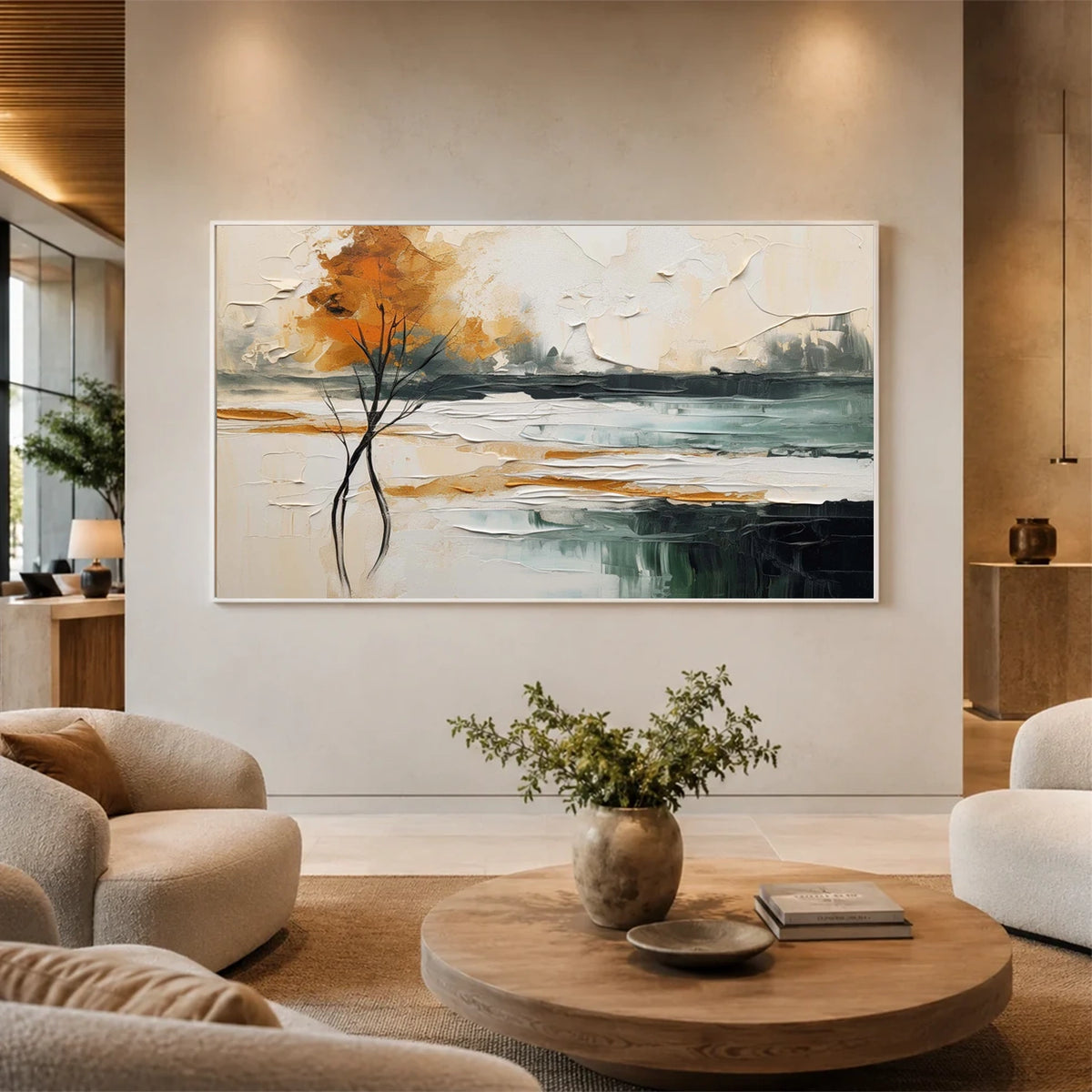 Abstract Textured Wall Art #AW163