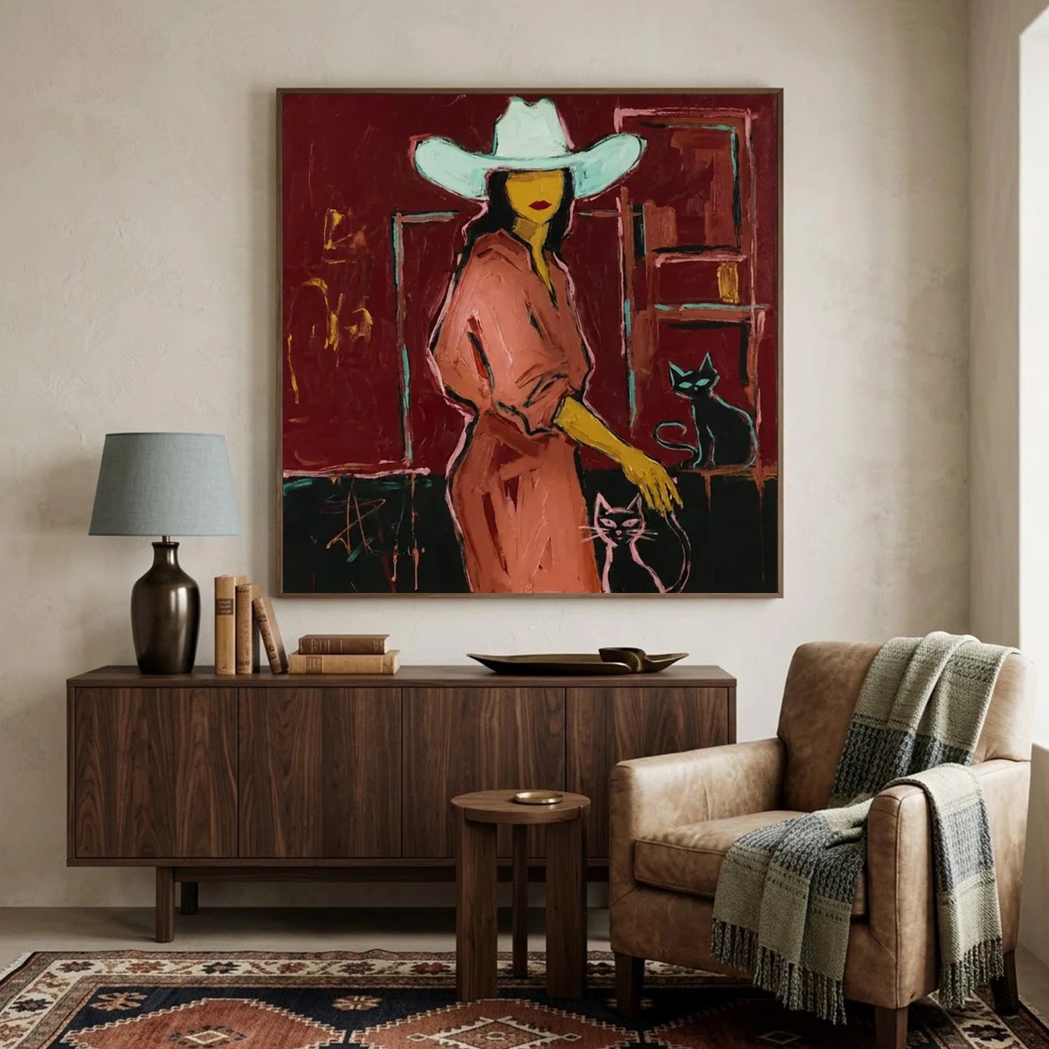 POP Art Cowgirl | Cats
