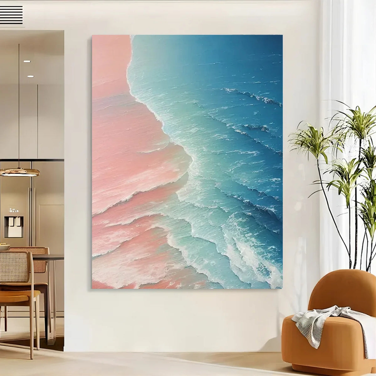 Ocean Textured Painting Canvas #OS056