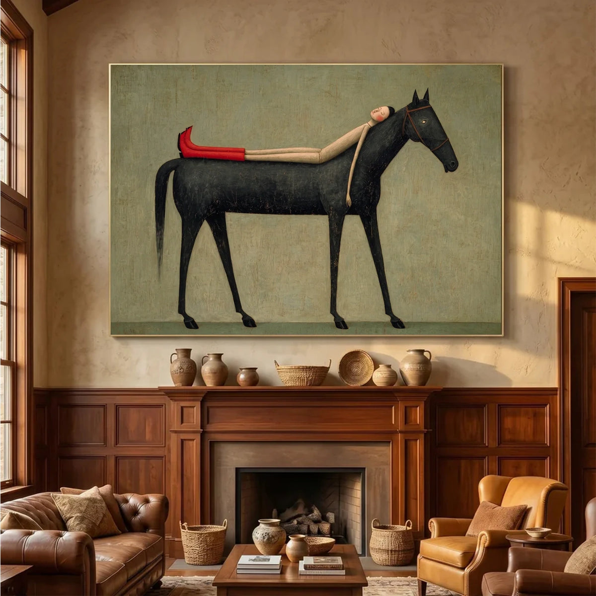 Vintage Americana Art Dreamy Companion #VA100