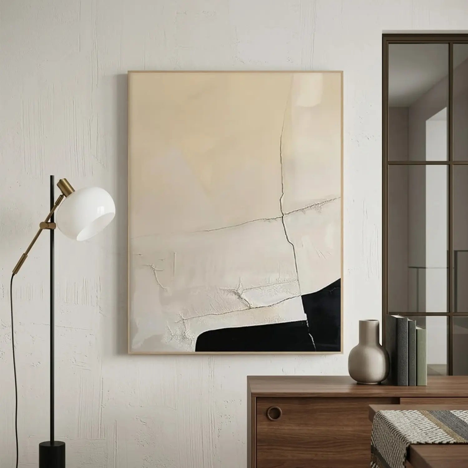 Beige Wabi Sabi Canvas Art #WS027