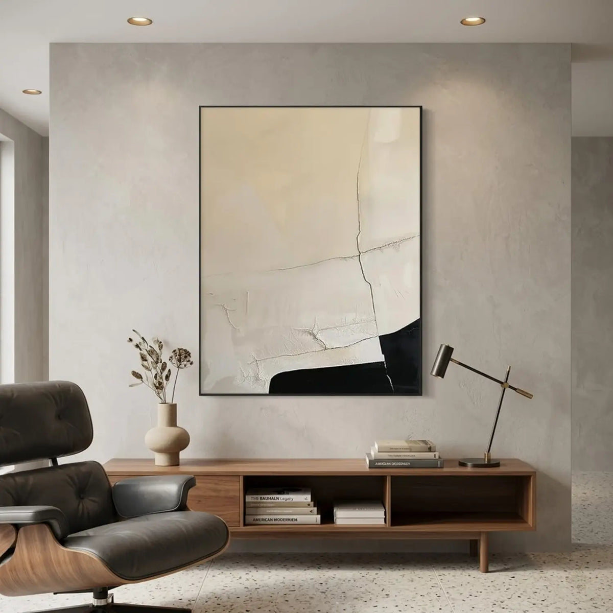 Beige Wabi Sabi Canvas Art #WS027