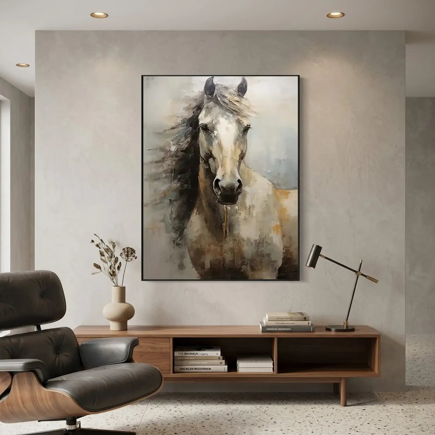 Abstract Animal Horse Wall Art