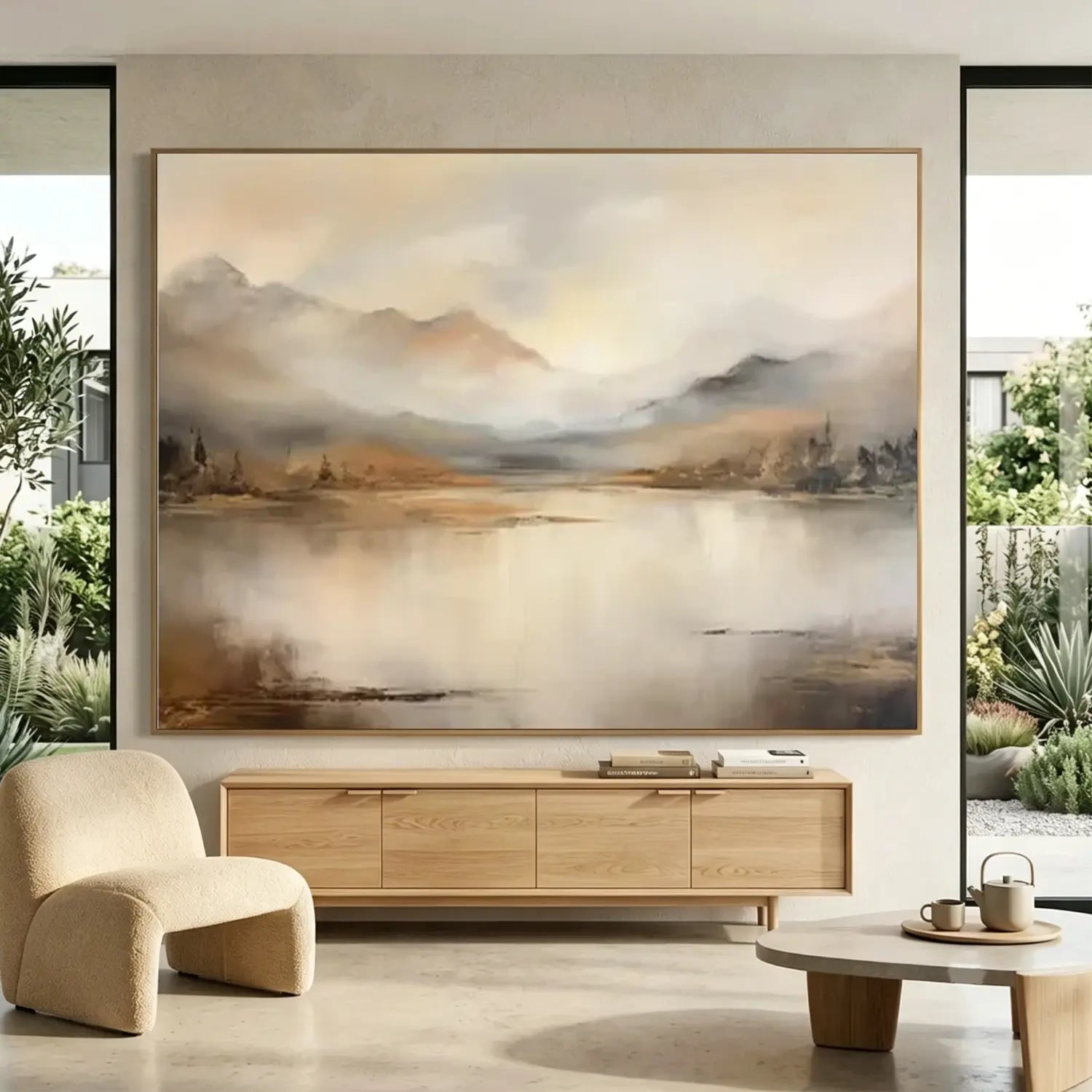 Abstract Mountain Canvas Art
