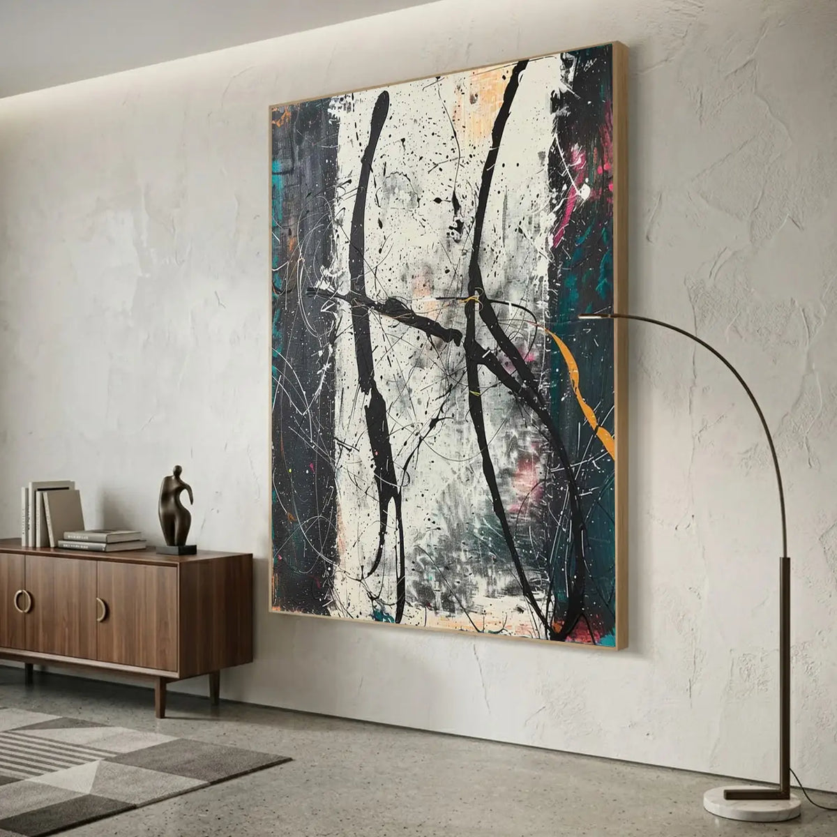 Colorful Pollock Art #PL004