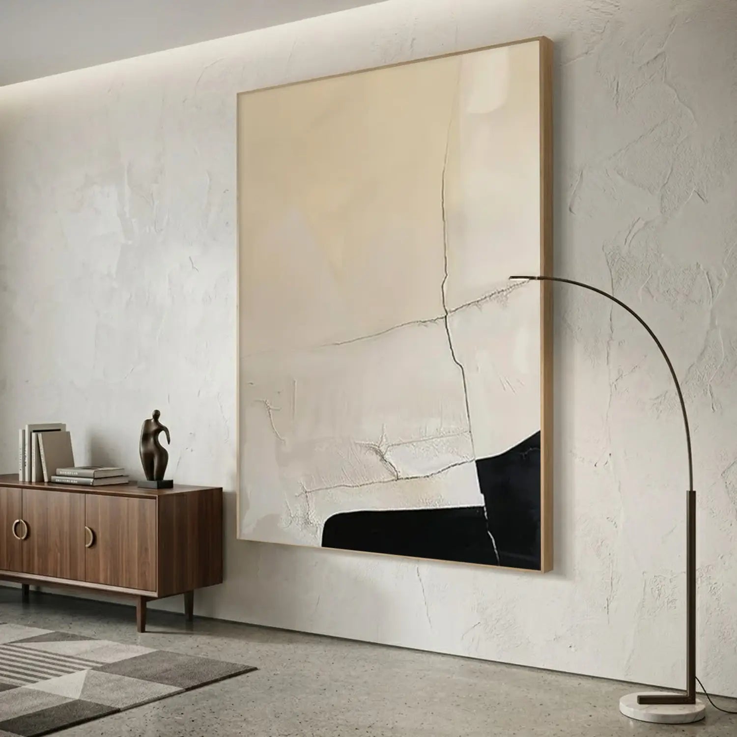 Beige Wabi Sabi Canvas Art #WS027