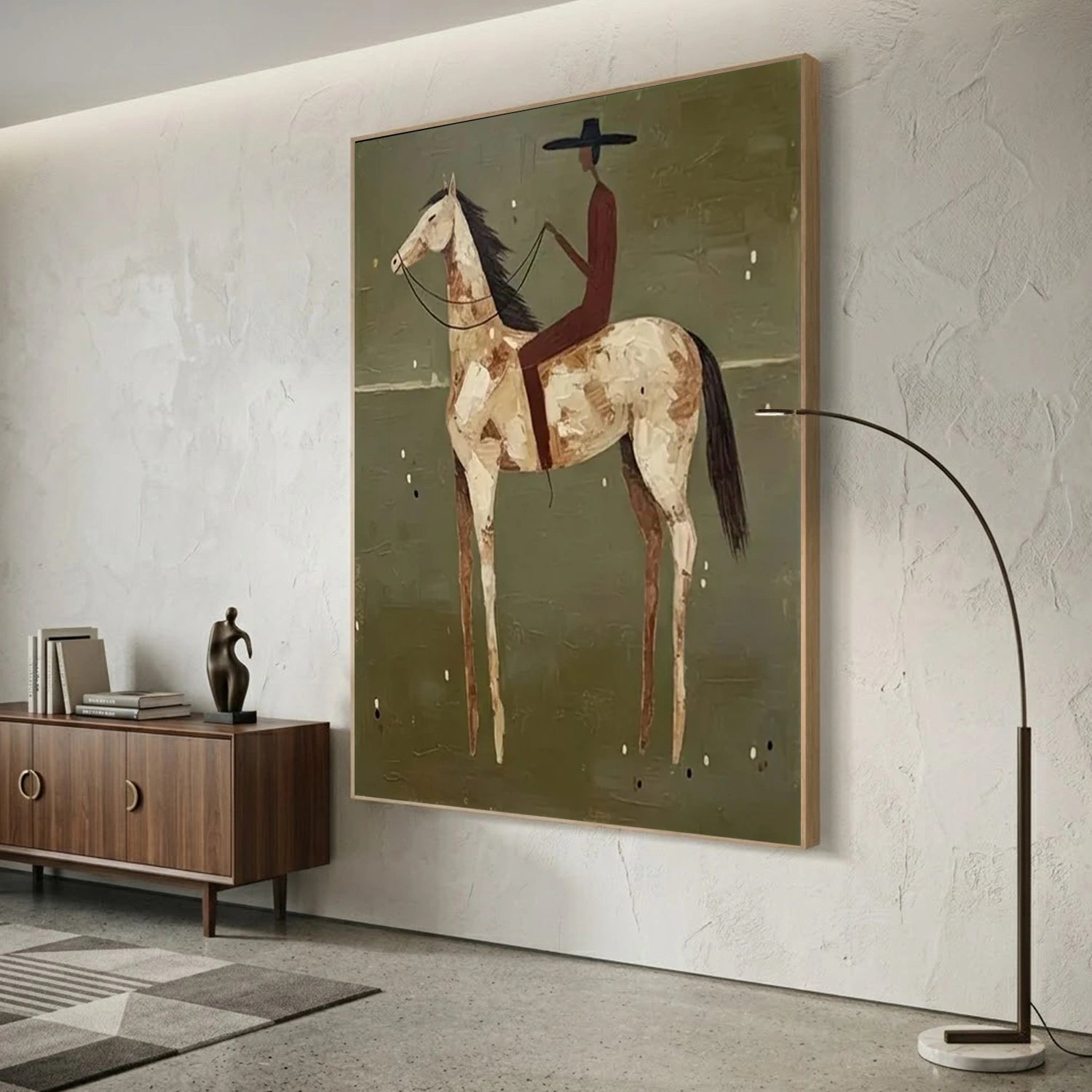 Vintage Americana Art | Olive Solitude