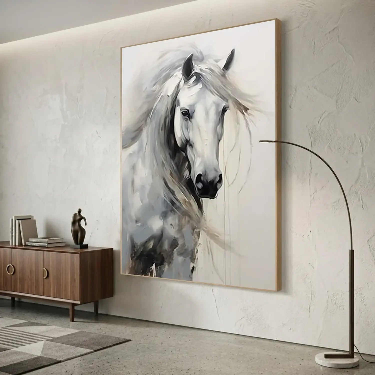 Abstract Animal Horse Wall Art