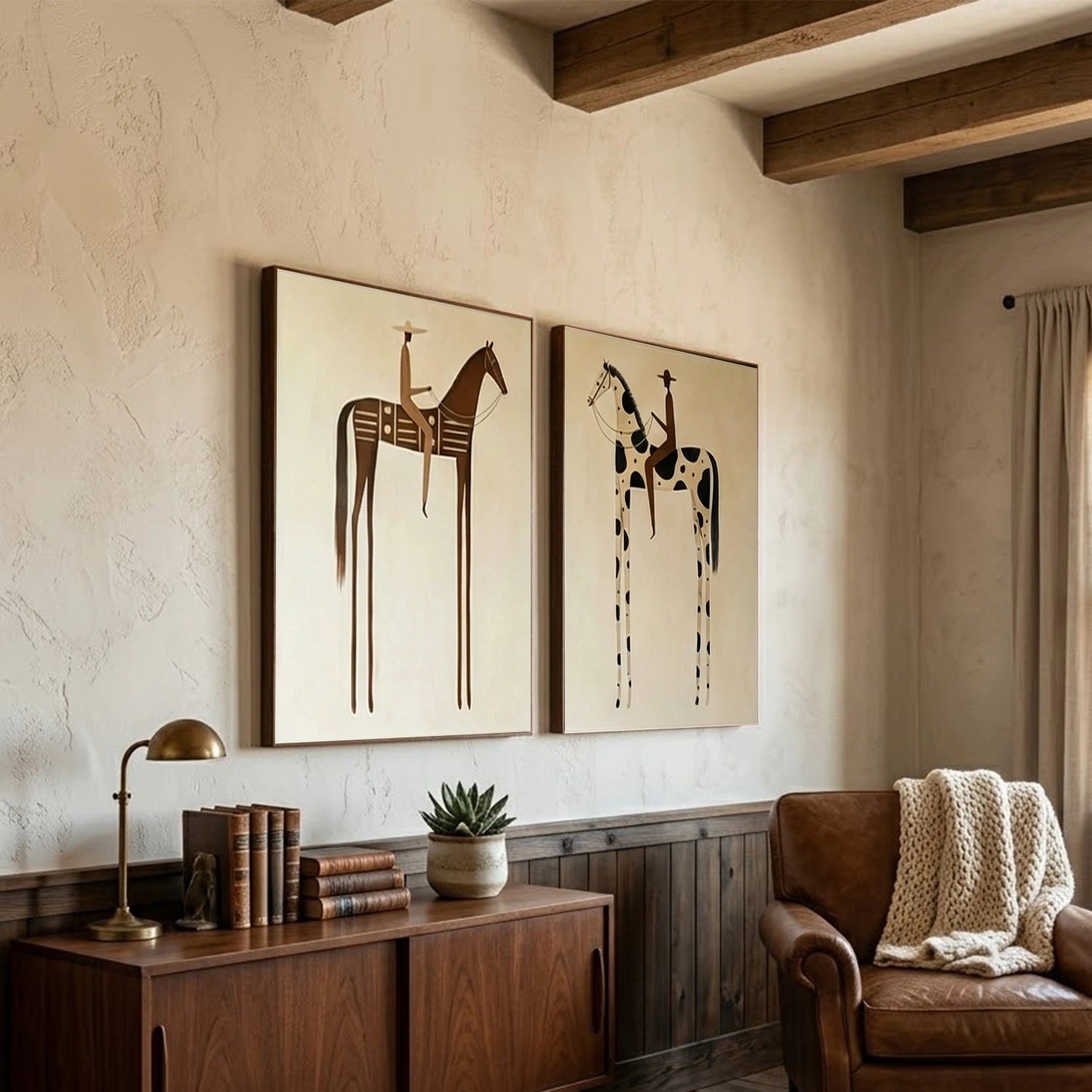 Vintage Americana Art | Paired Reveries
