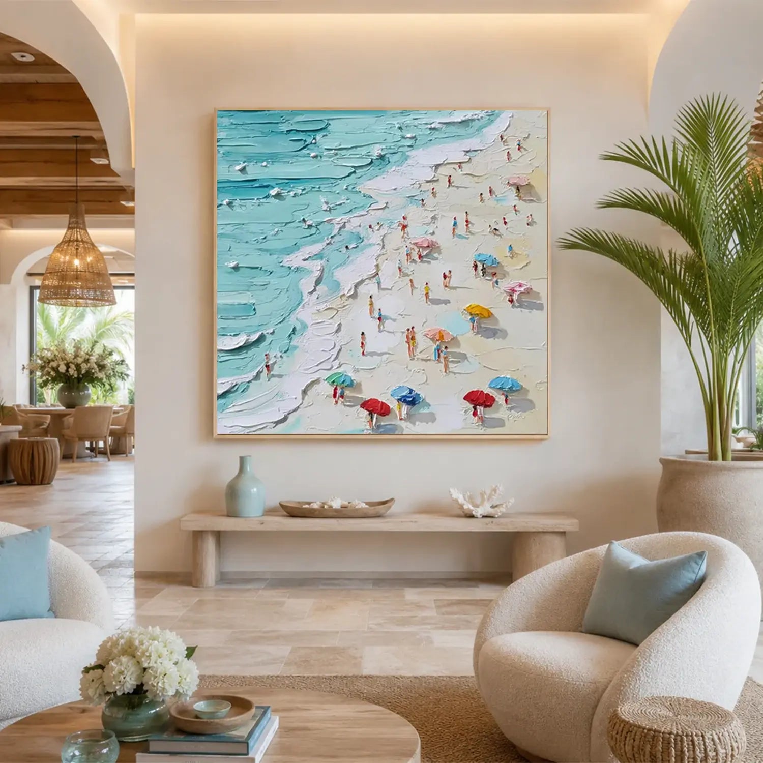 Ocean Abstract Textured Wall Art