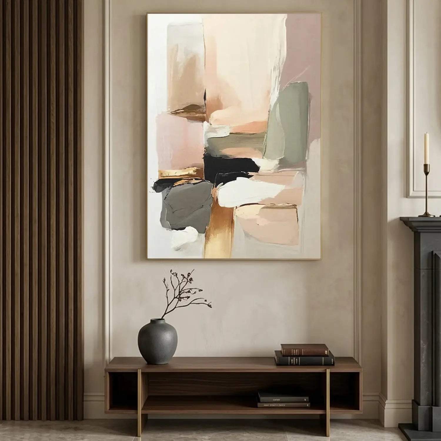 Colorful Abstract Painting Canvas