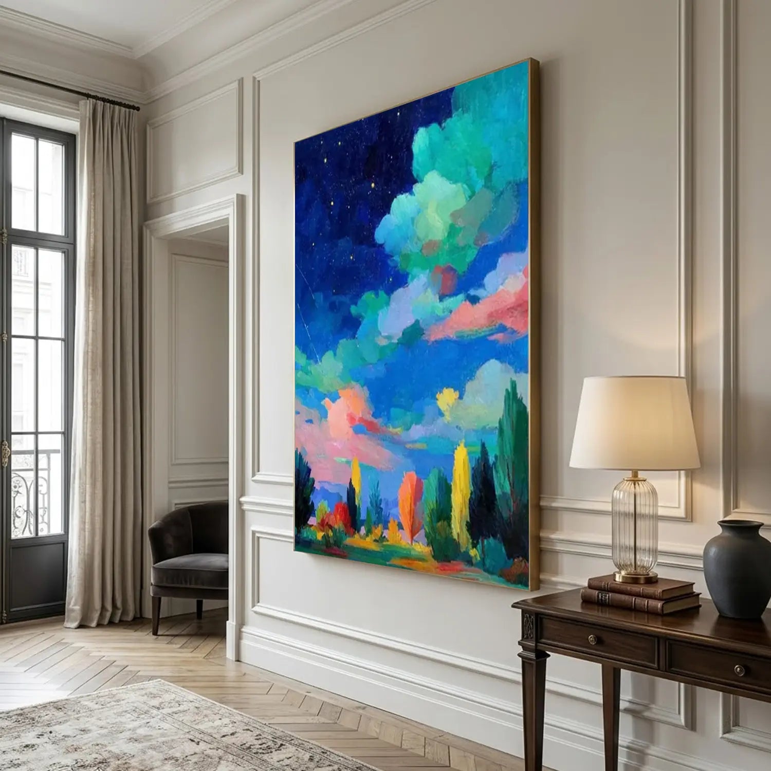Ocean And Sky Abstract Wall Art
