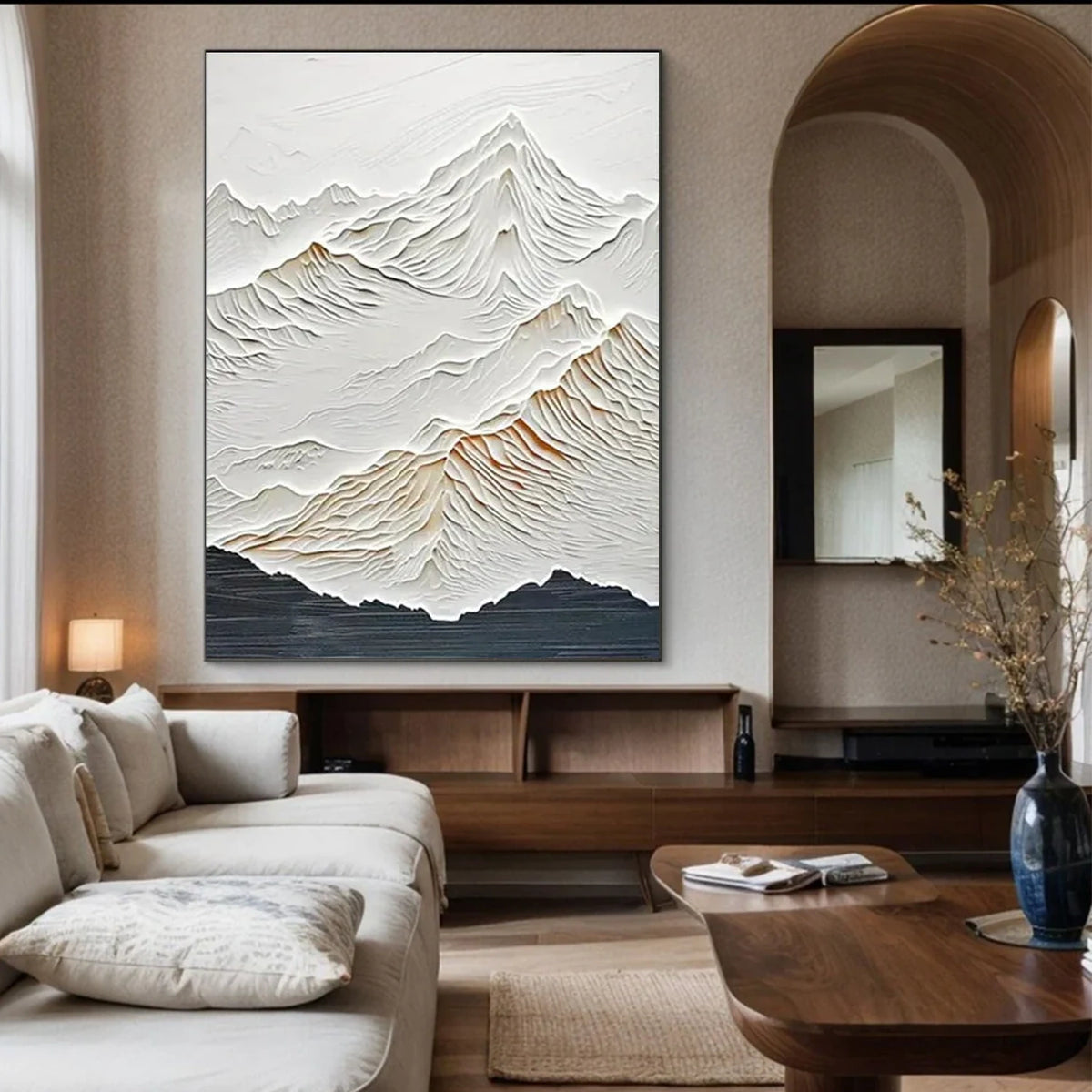 Mountain Textured Canvas Art #MM029