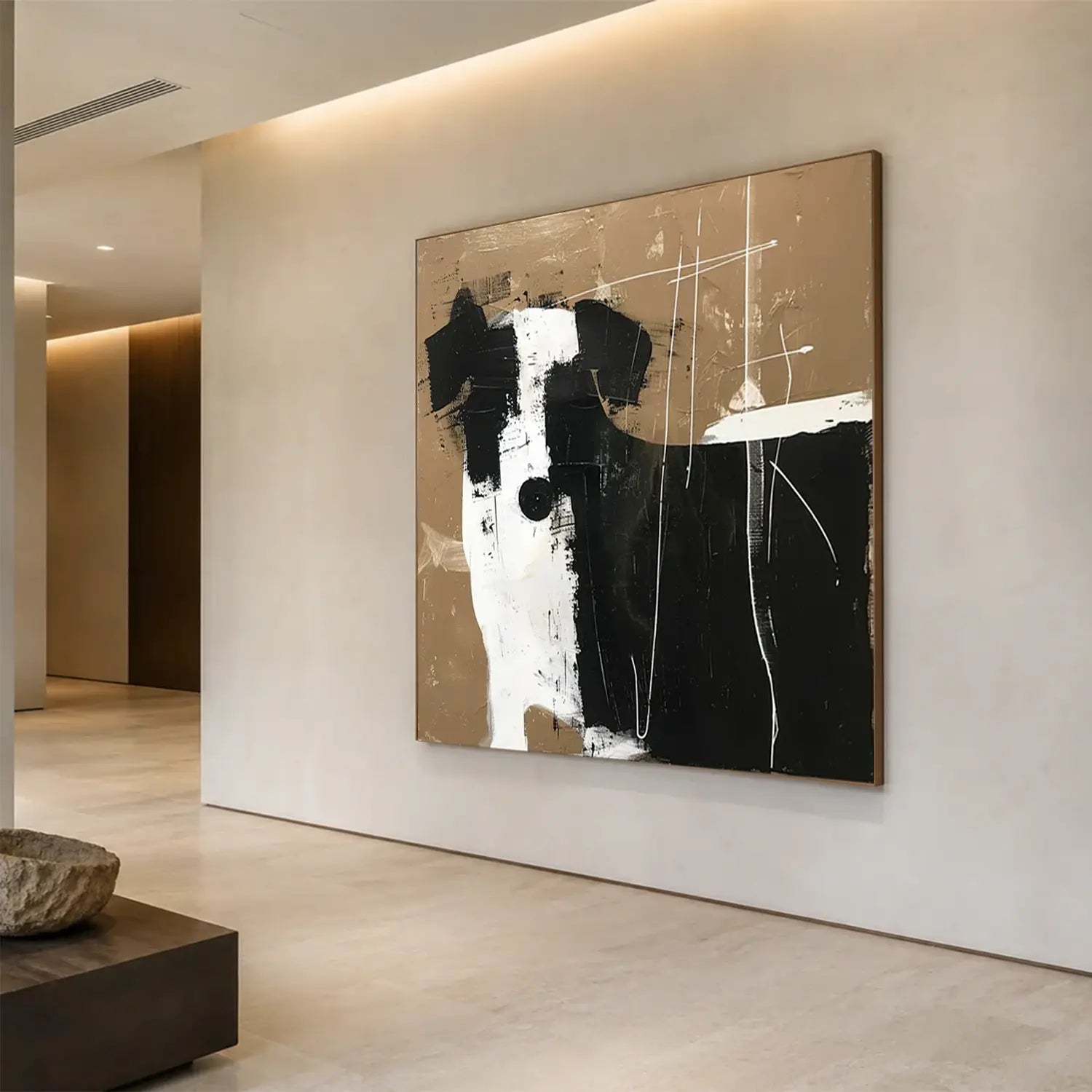 Abstract Animal Dog Wall Art