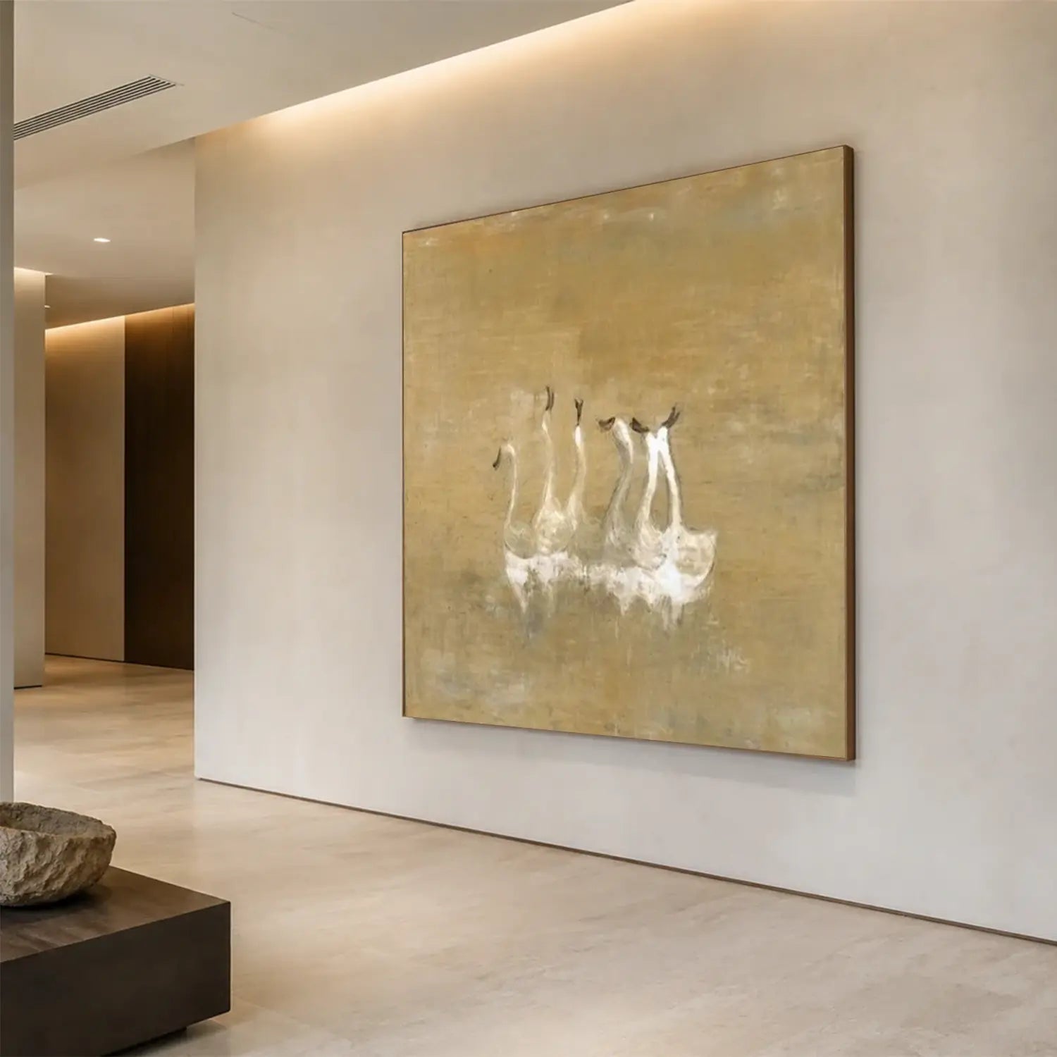 Abstract Animal Goose Wall Art #AA024