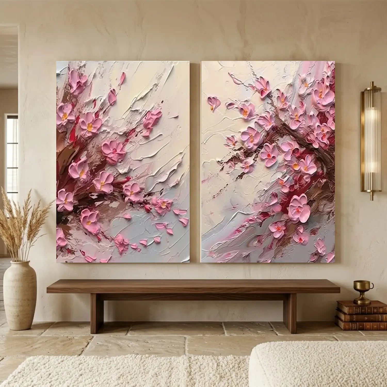 Flower And Tree Painting Set of 2