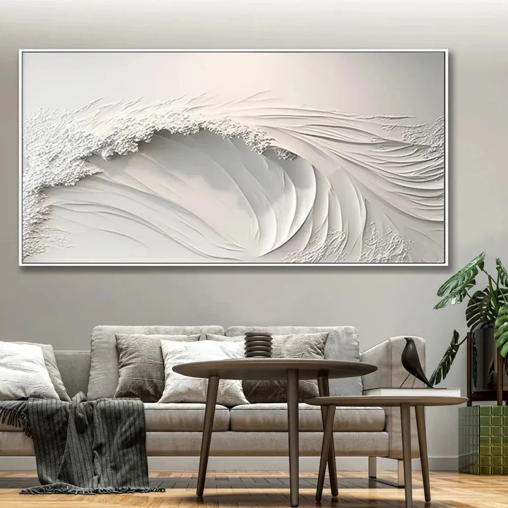 Ocean And Sky Textured Painting Canvas #OS035
