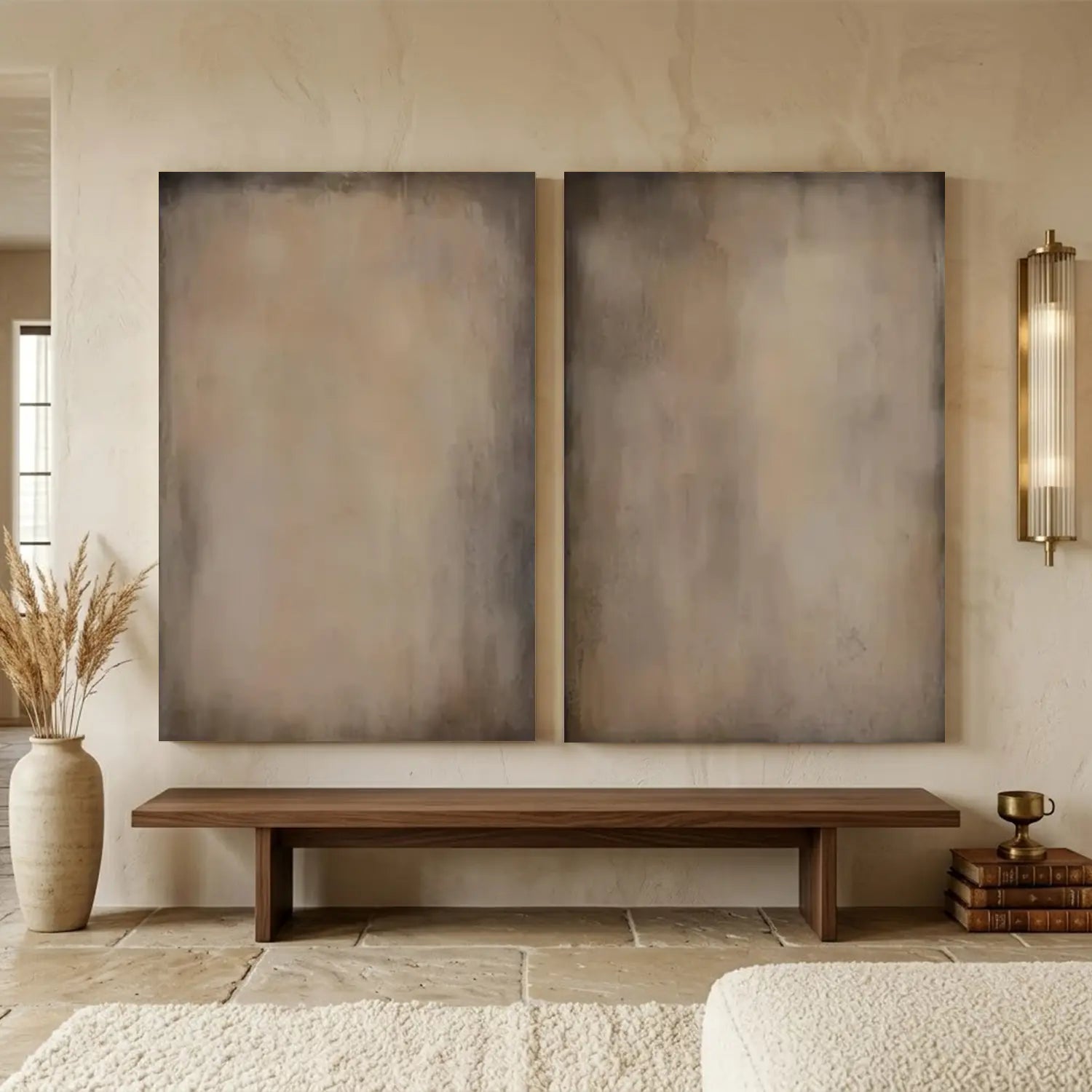 Abstract Canvas Wall Art Set of 2