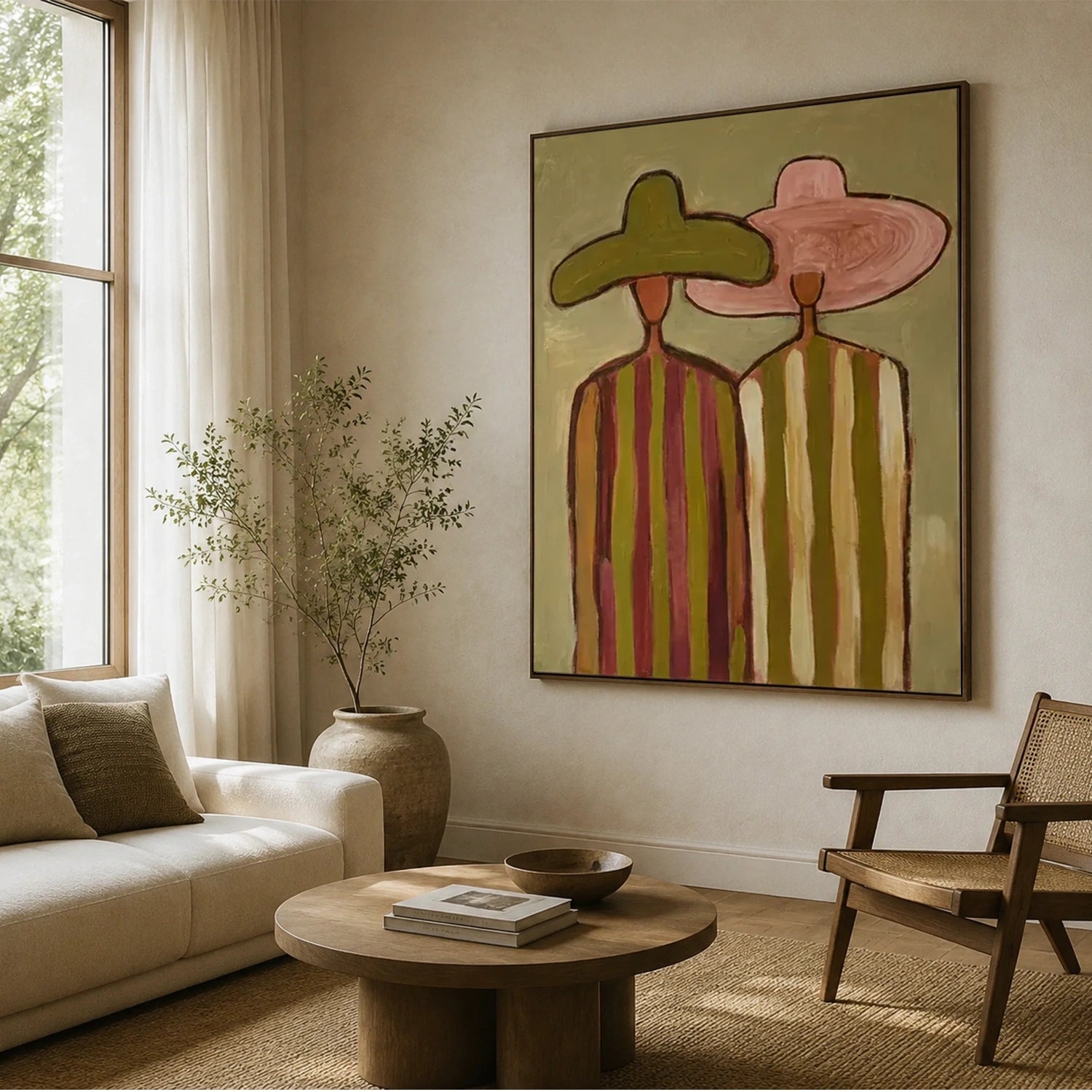 Vintage Americana Art | Harmony In Hue