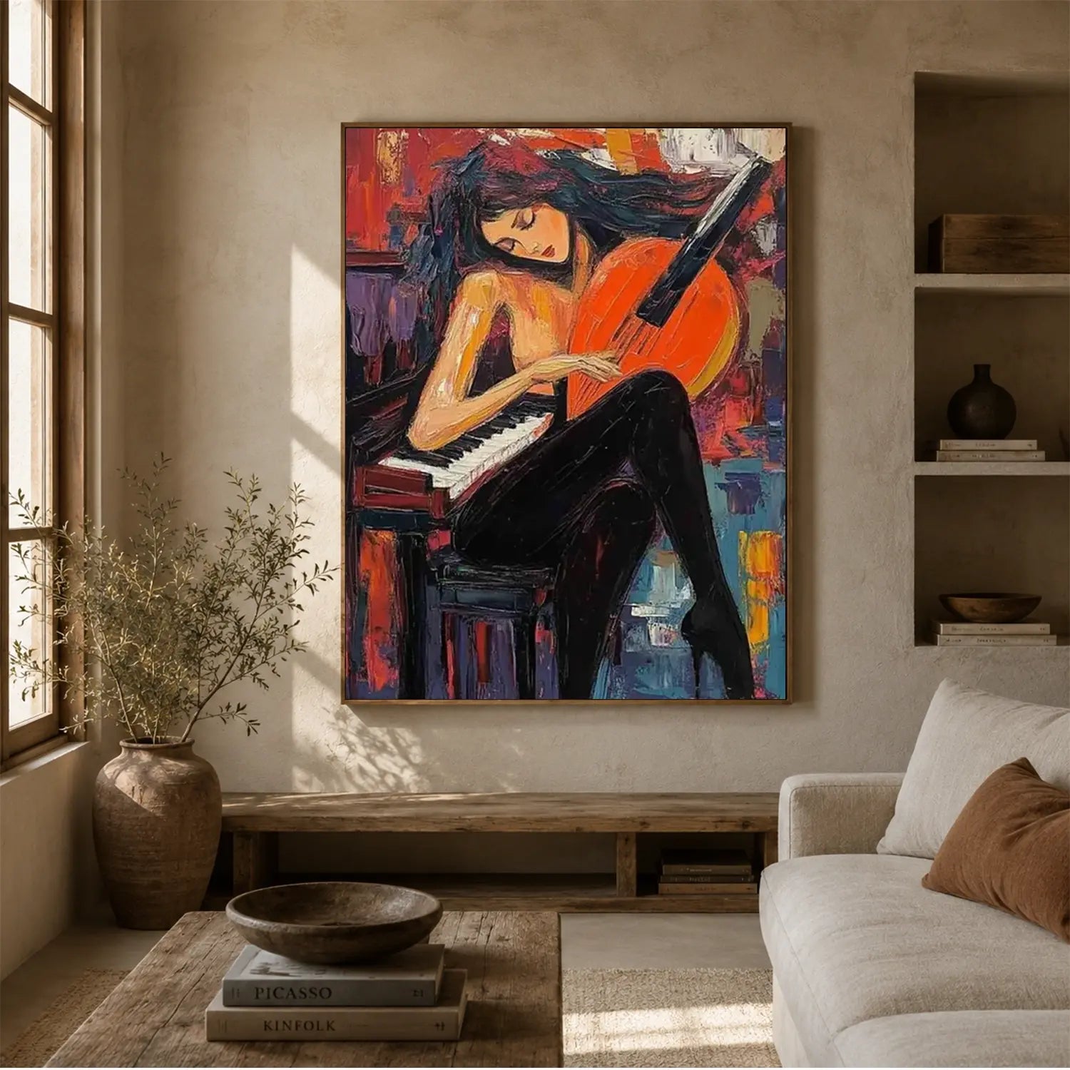 Abstract Portrait Canvas Art