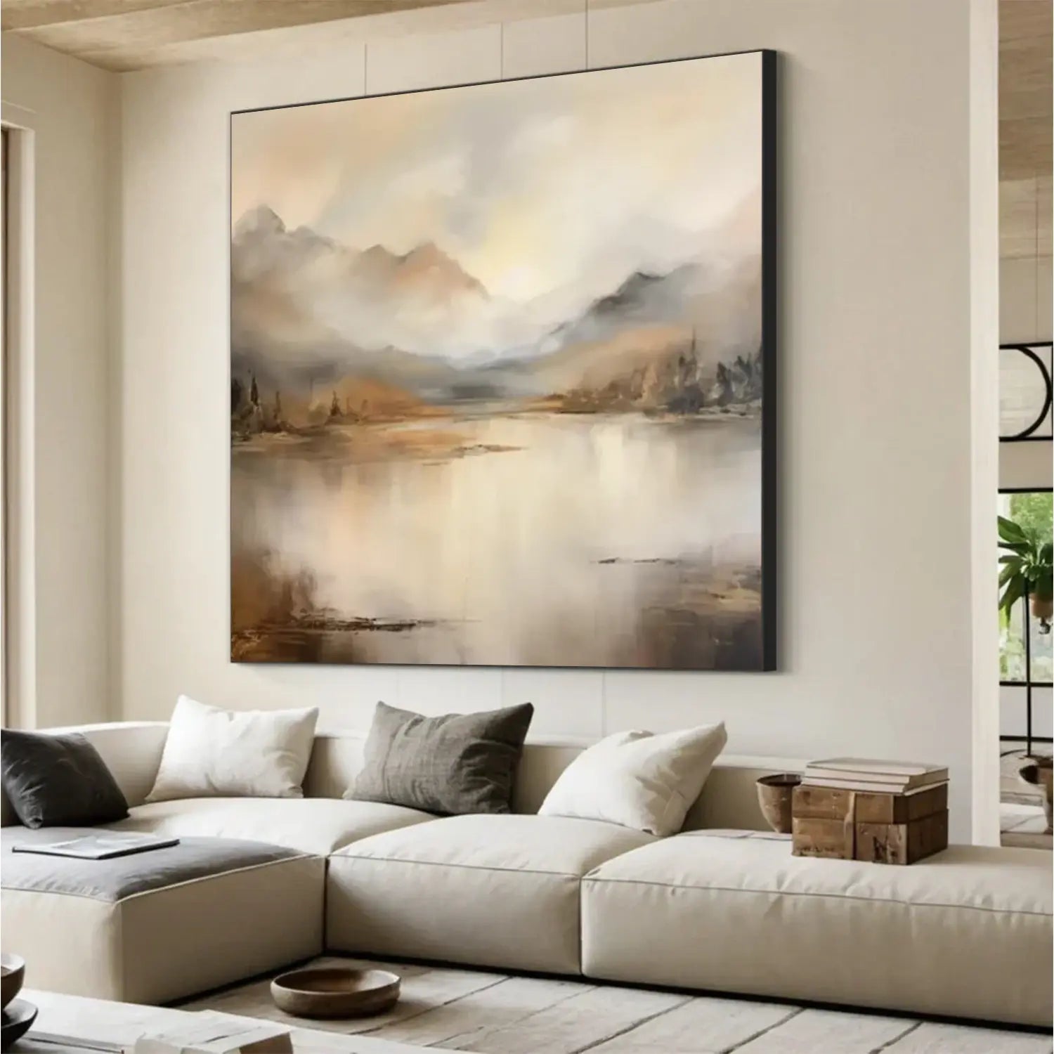 Abstract Mountain Canvas Art