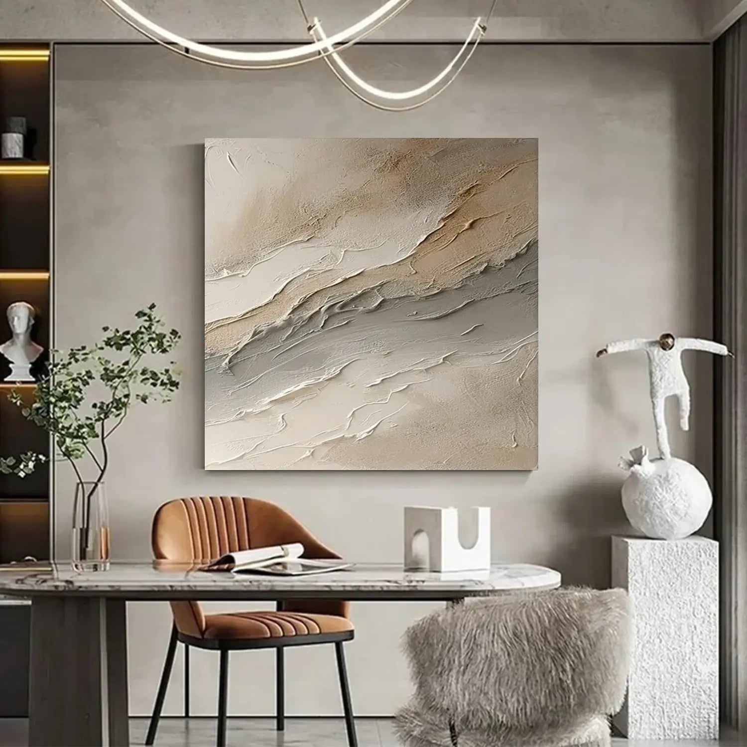 Abstract Textured Wall Art