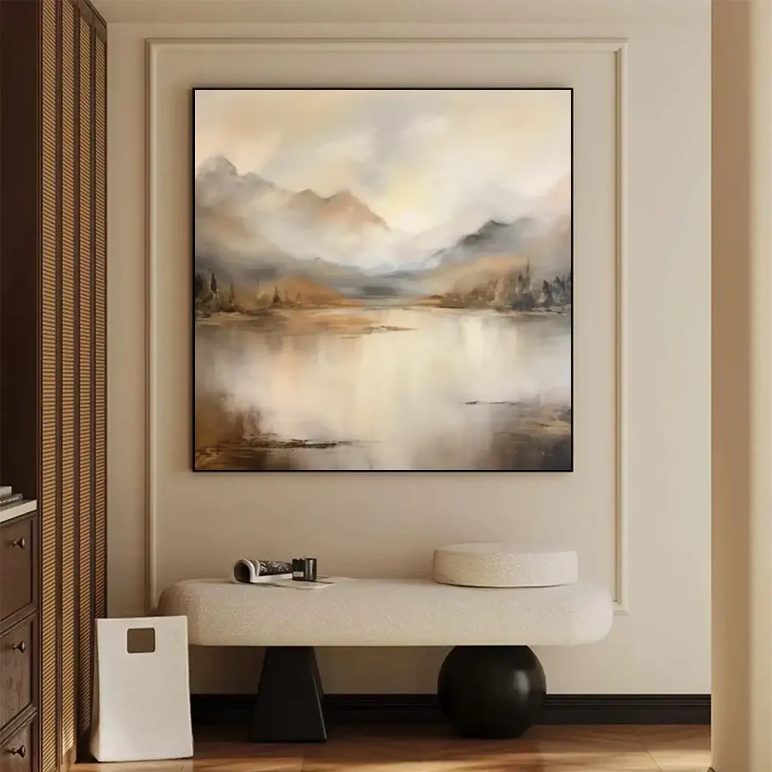 Abstract Mountain Canvas Art