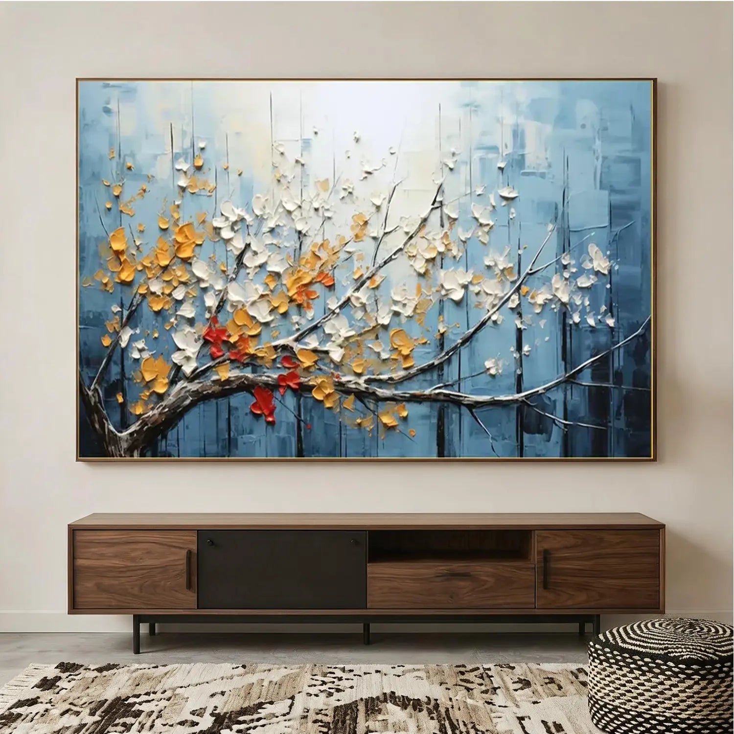 Flower And Tree Painting
