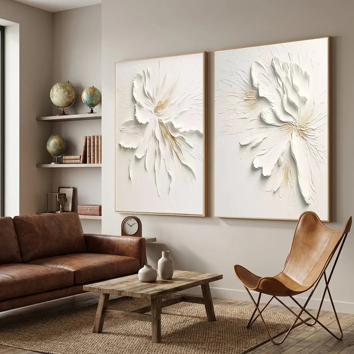 Flower And Tree Painting Set of 2