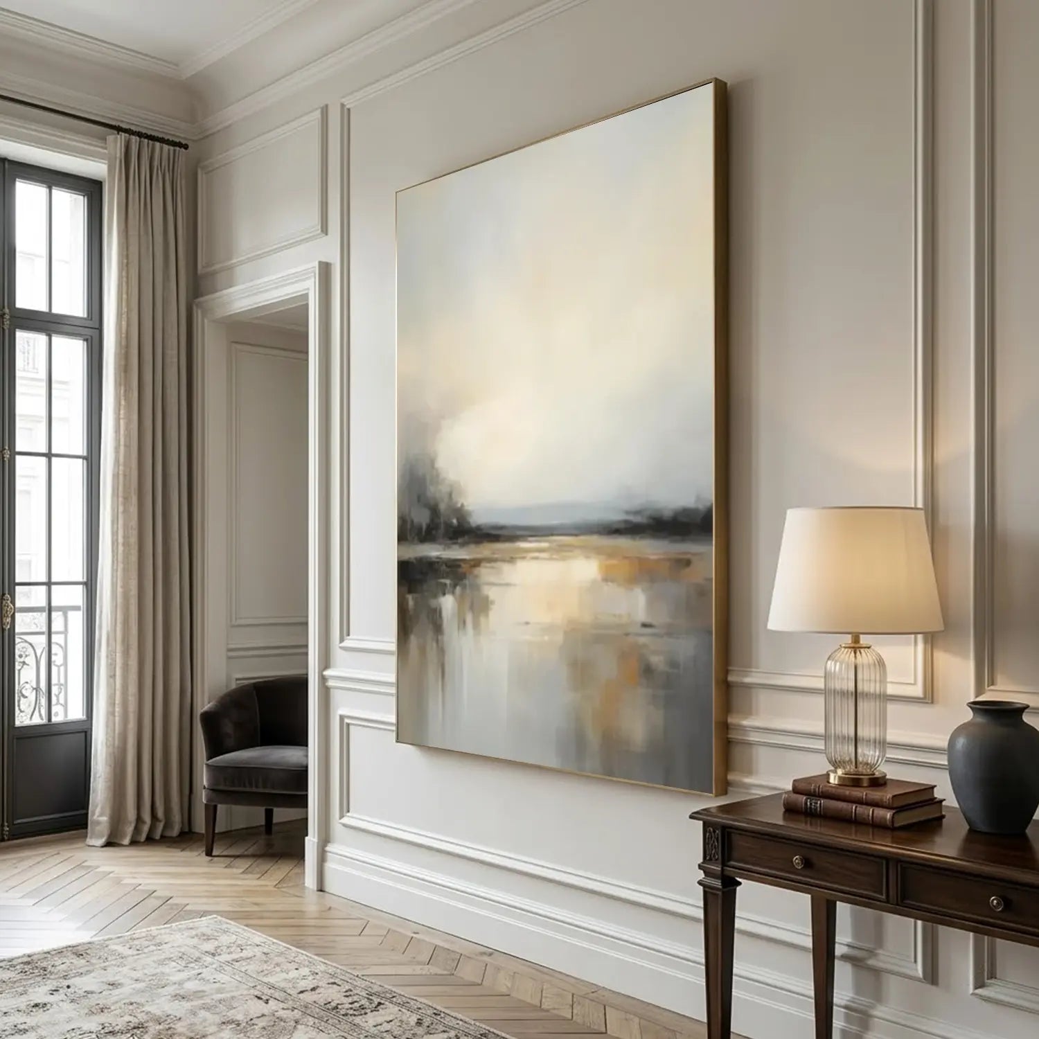 Ocean And Sky Abstract Wall Art