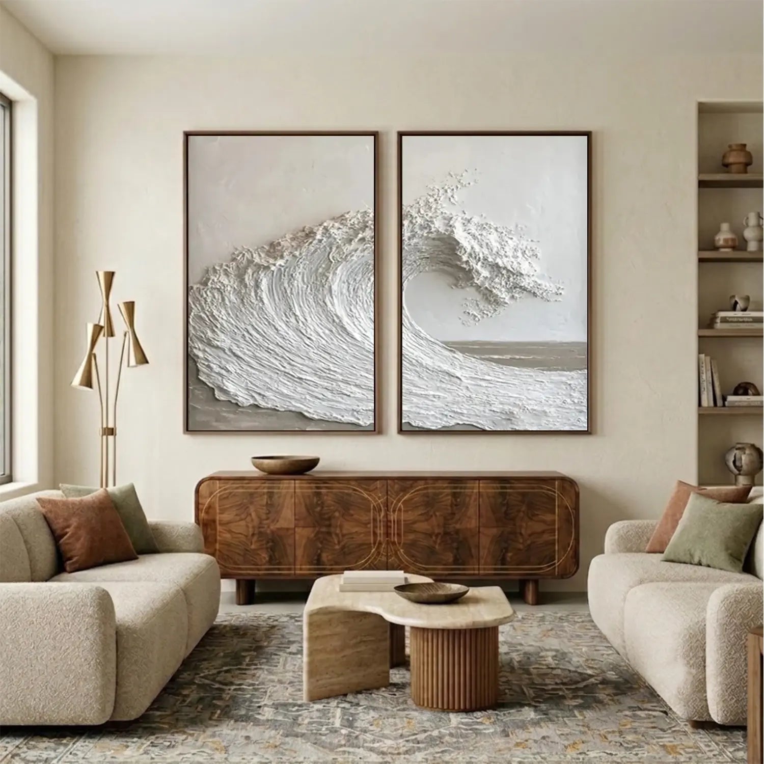 Ocean And Sky Painting Set of 2