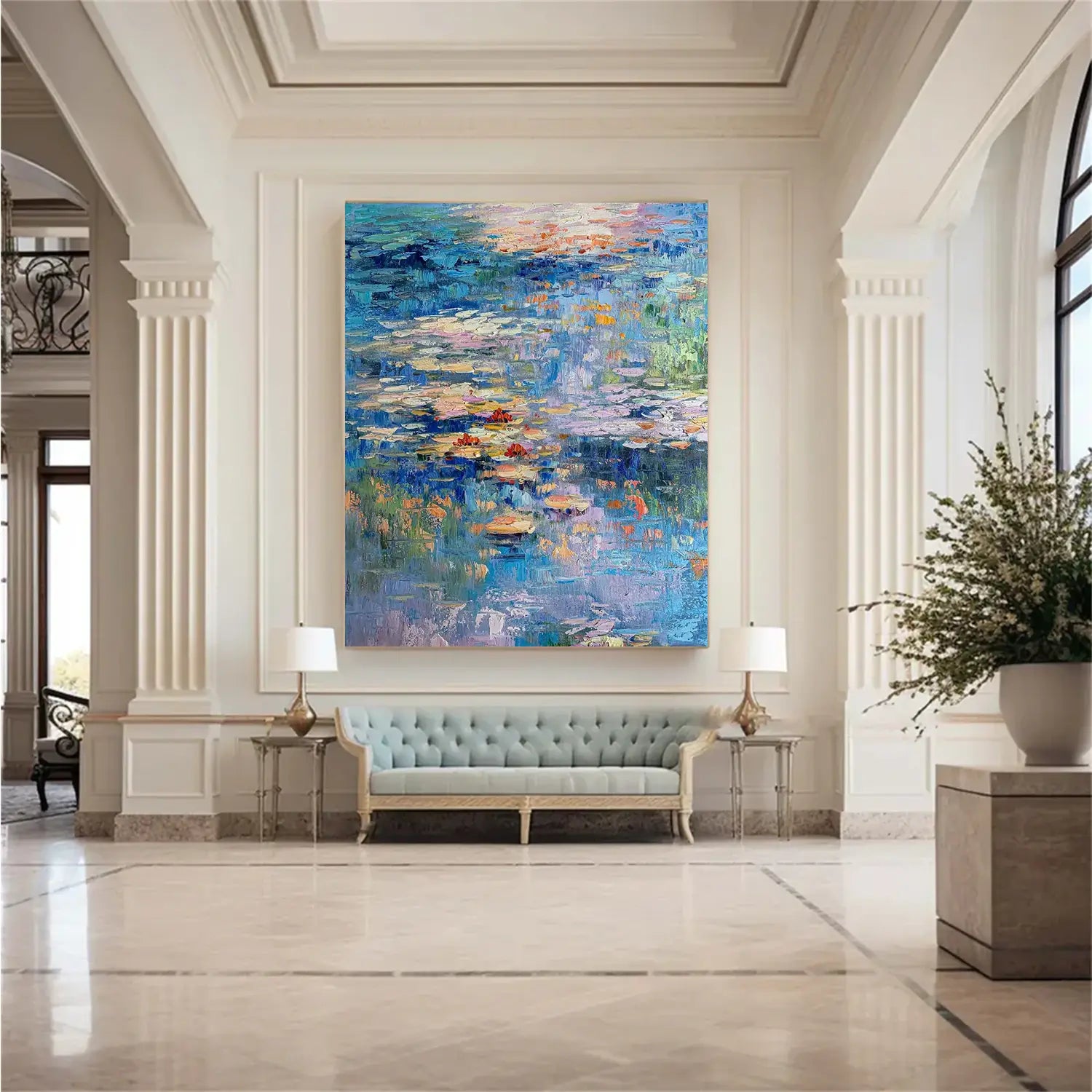Colorful Abstract Painting Canvas #AW157