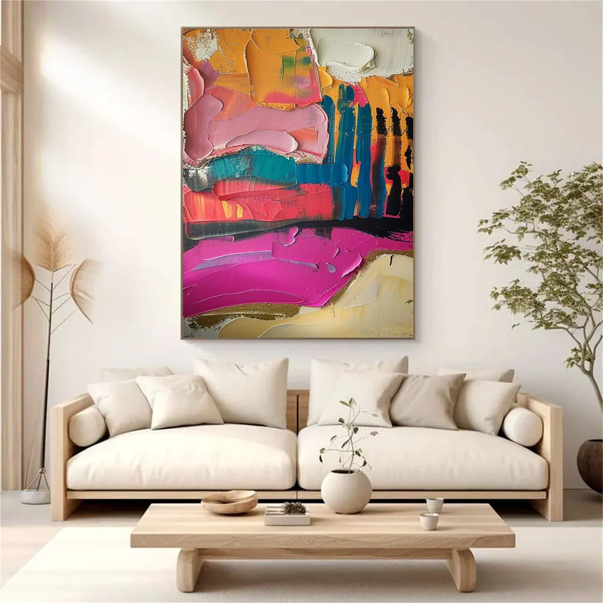 Colorful Textured Wall Art #AW164
