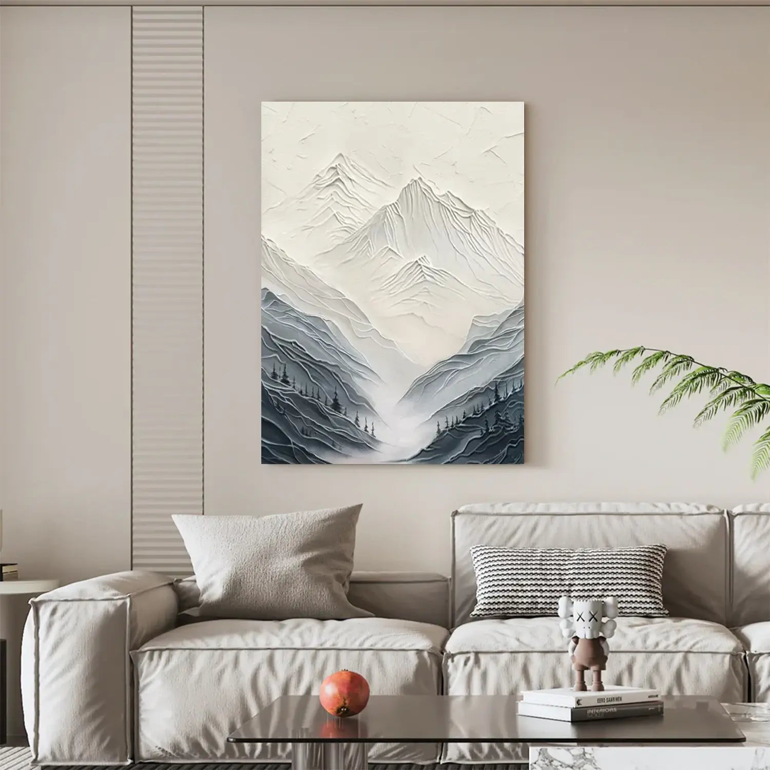 Mountain Textured Canvas Art