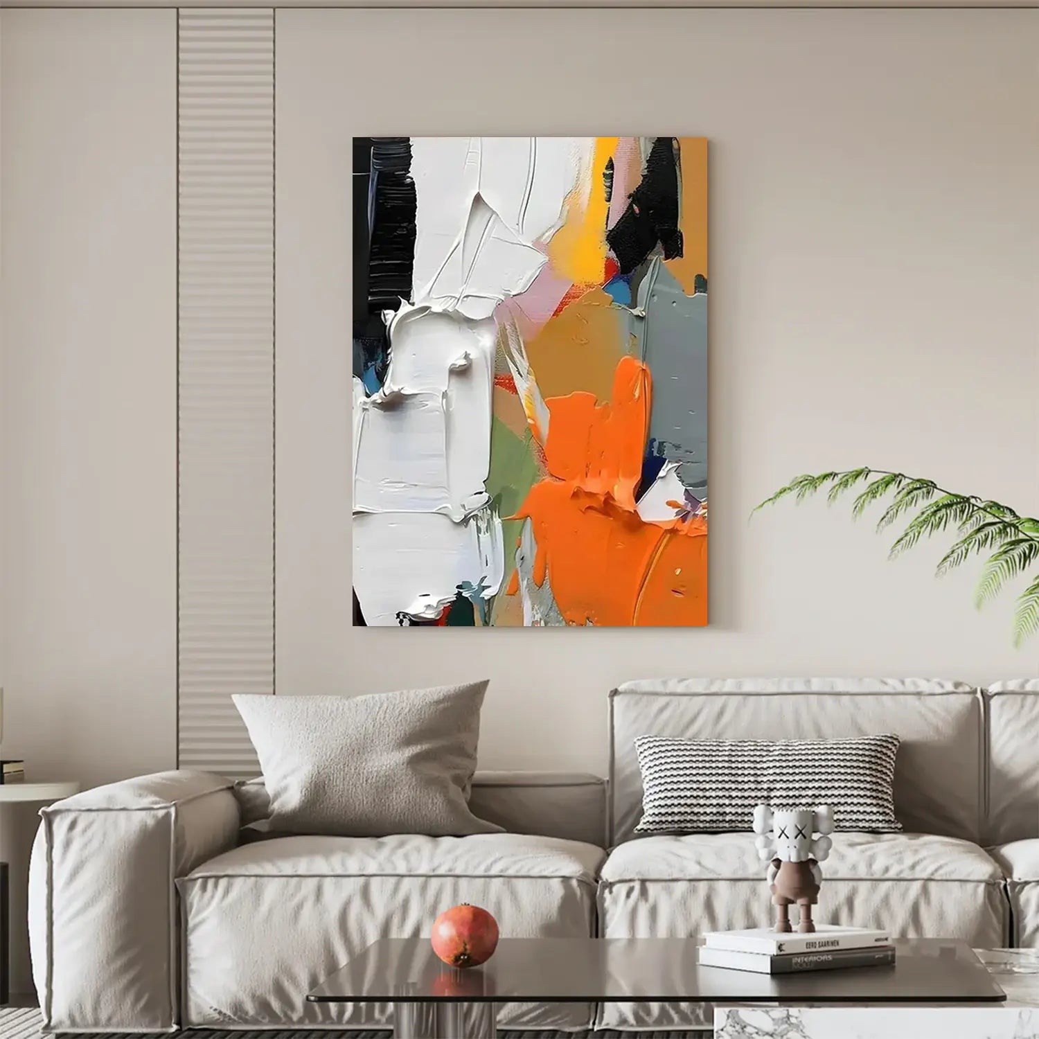 Abstract Textured Painting Canvas