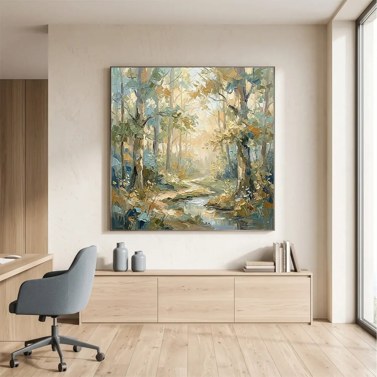 Tree Abstract Textured Wall Art #FT050