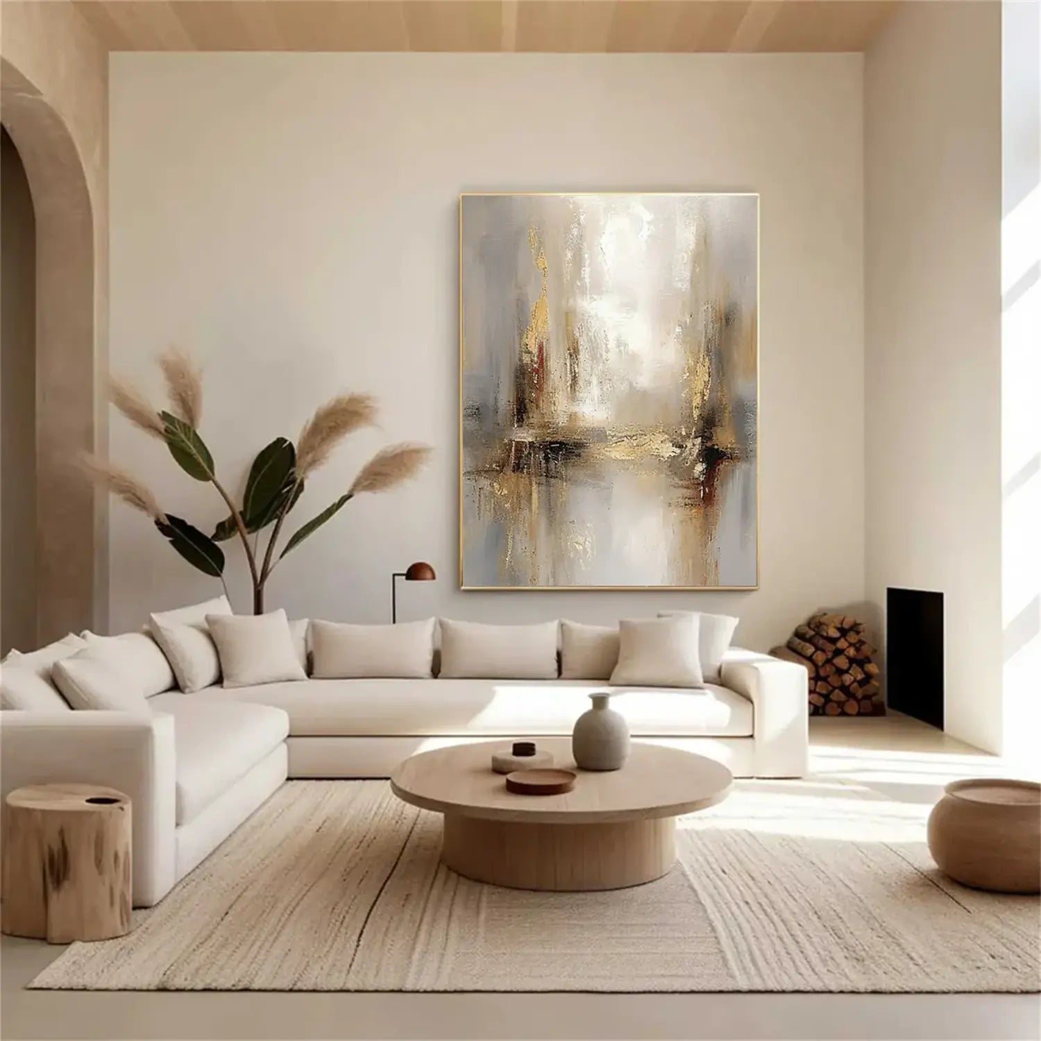 Abstract Painting Canvas #AW013