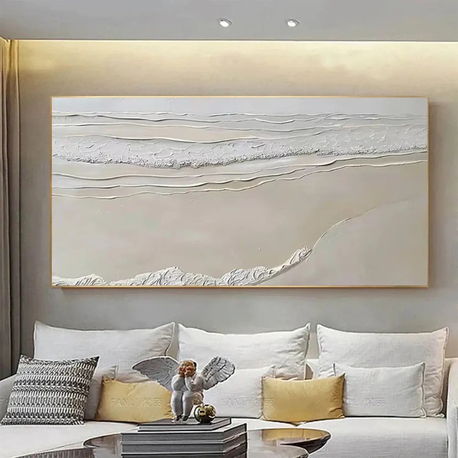Ocean Abstract Textured Wall Art