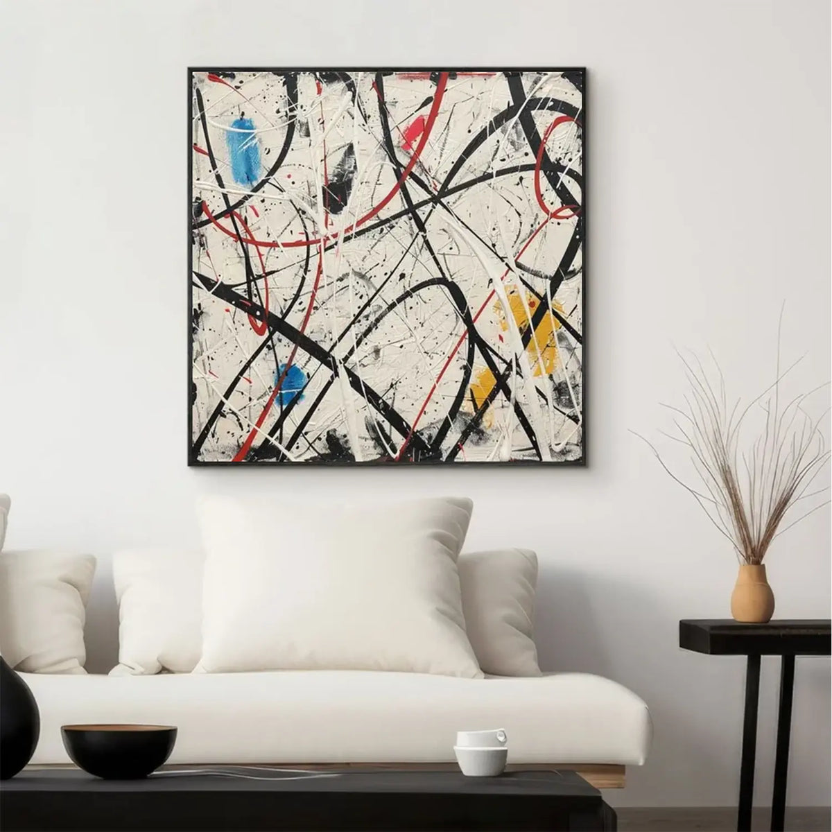 Colorful Pollock Art #PL007