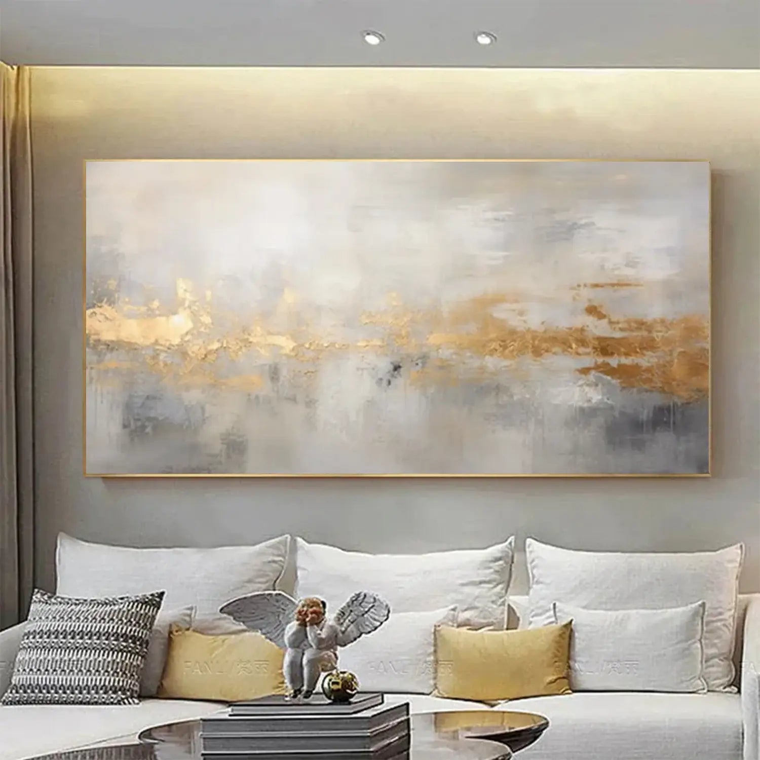 Abstract Canvas Wall Art #AP333