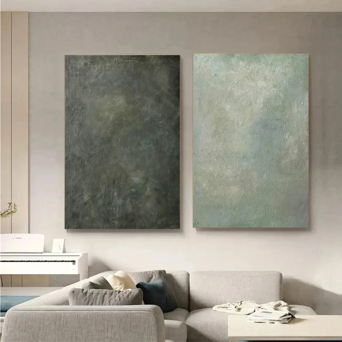 Minimalist Canvas Art Set of 2 #MW019