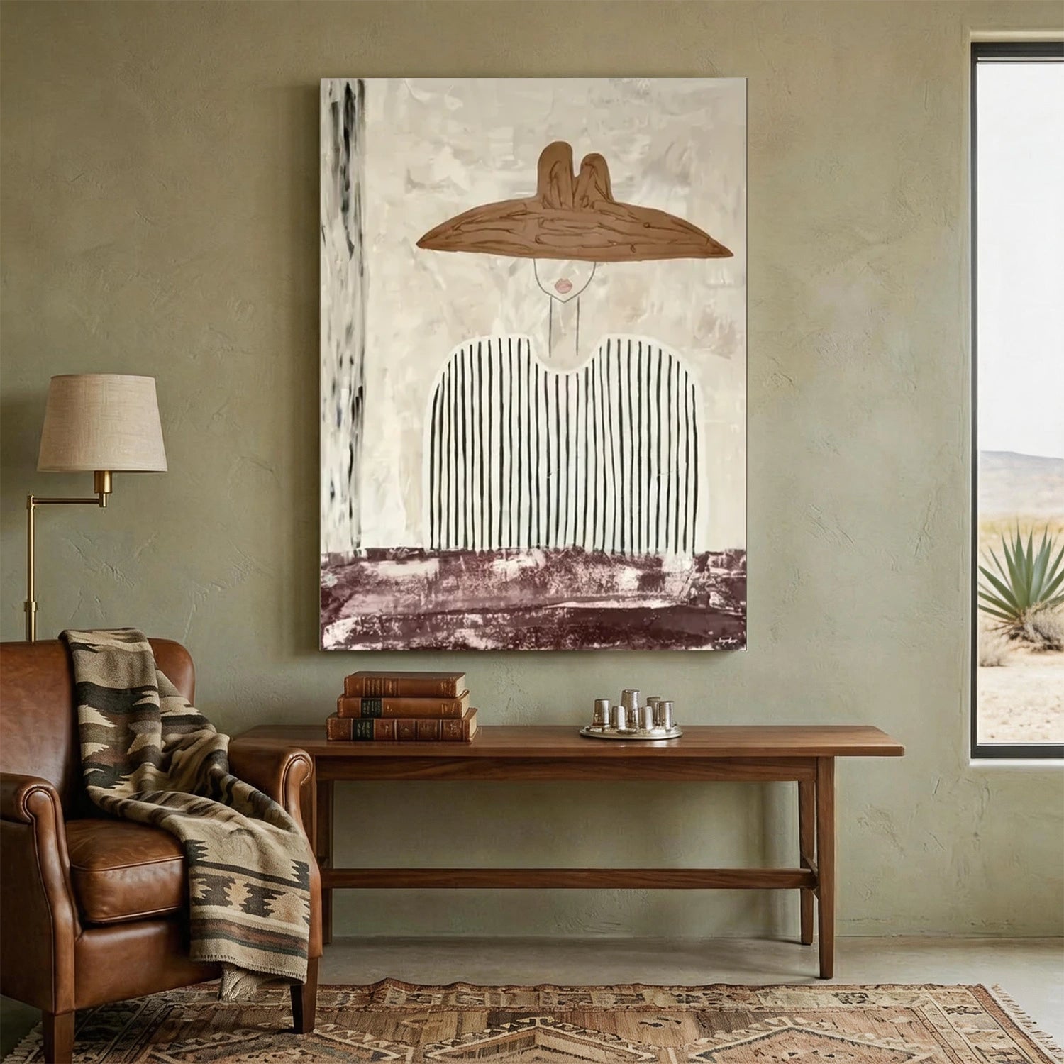 Vintage Americana Art | Veiled Poise
