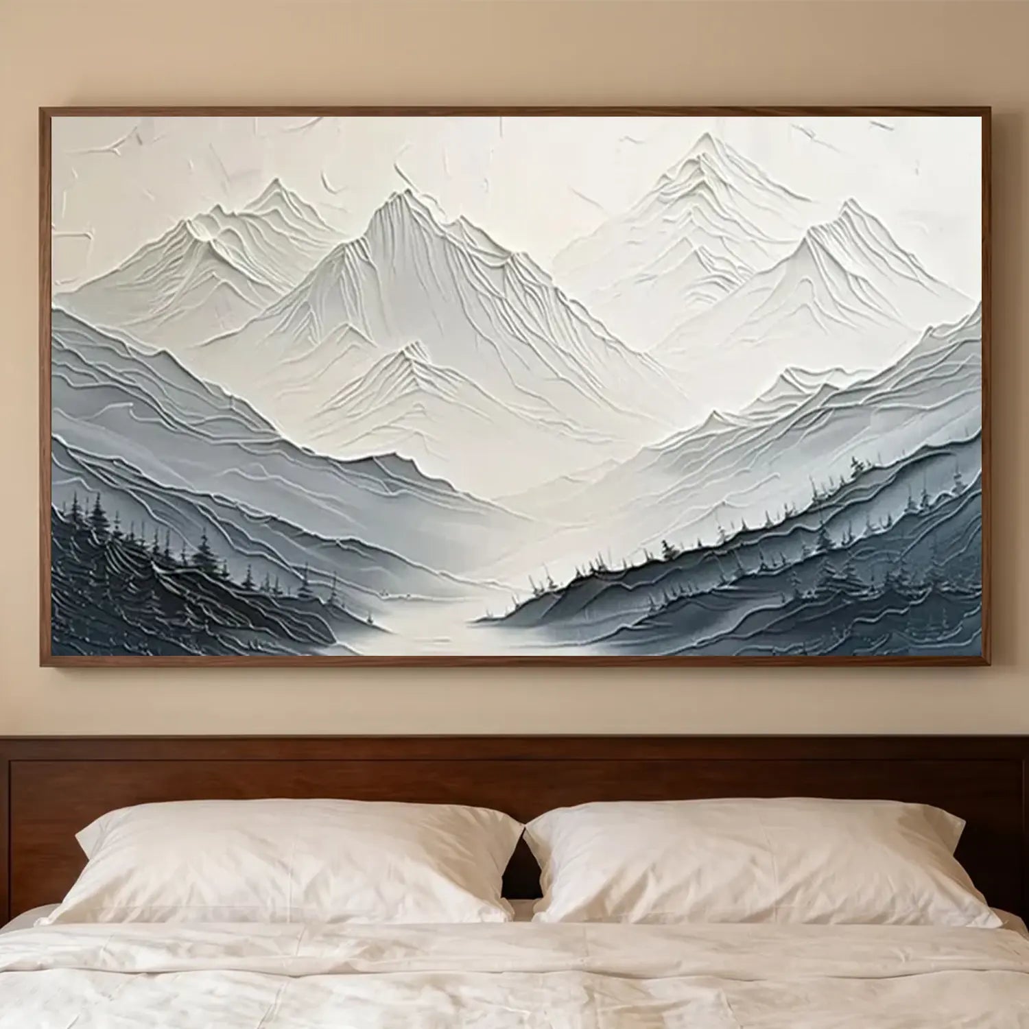 Plaster Art Minimalist Textured Painting