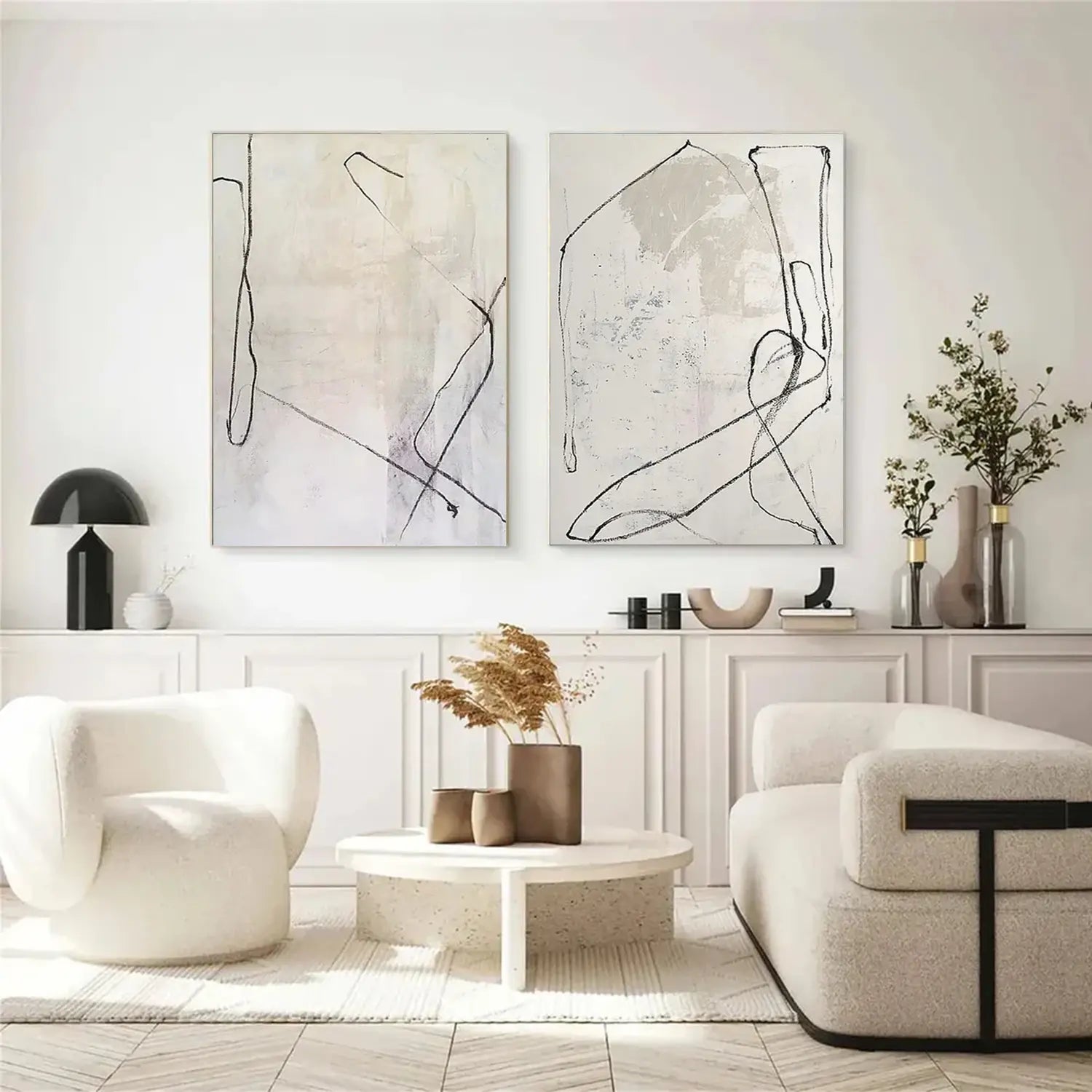 Abstract Tranquility Set of 2