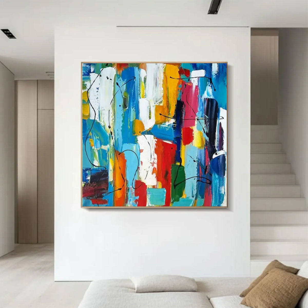Colorful Pollock Art #PL006