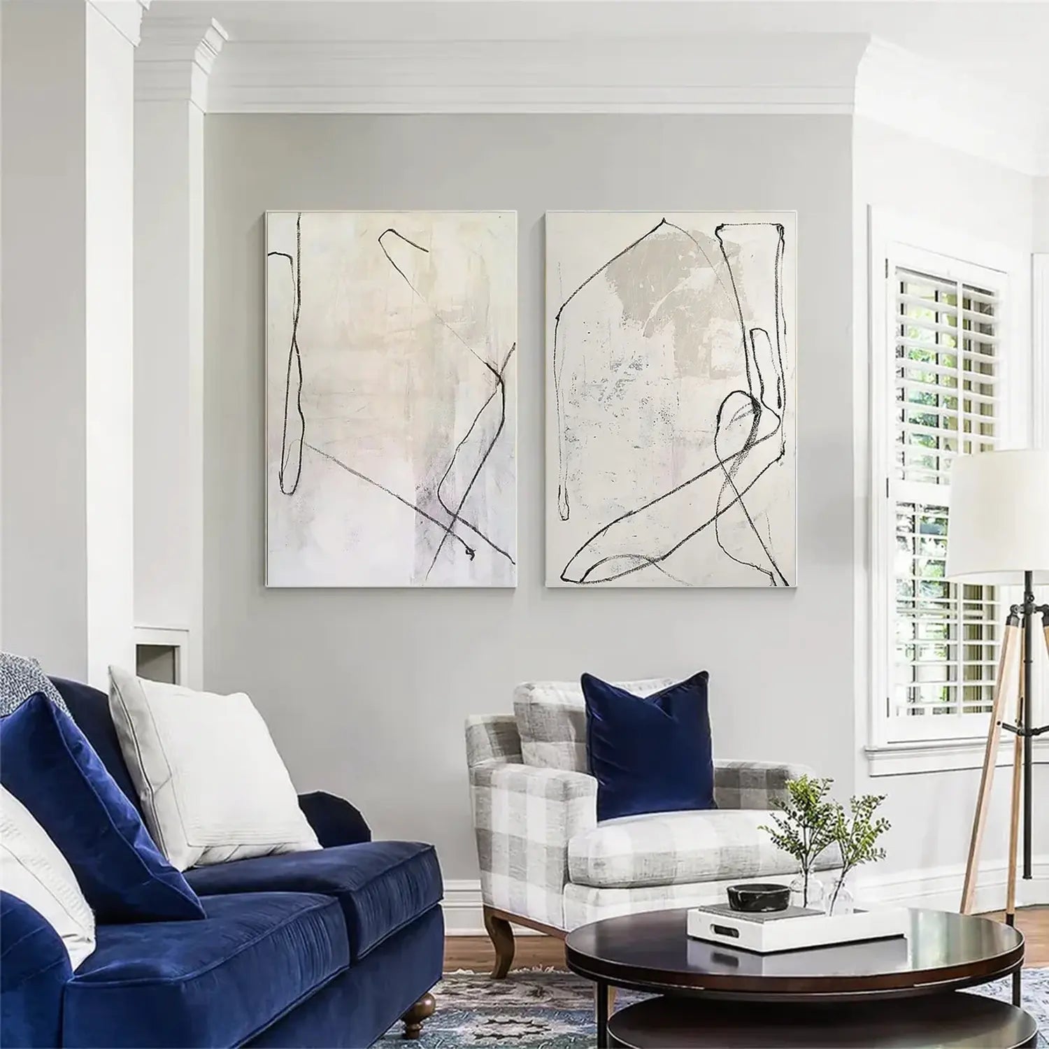 Abstract Tranquility Set of 2