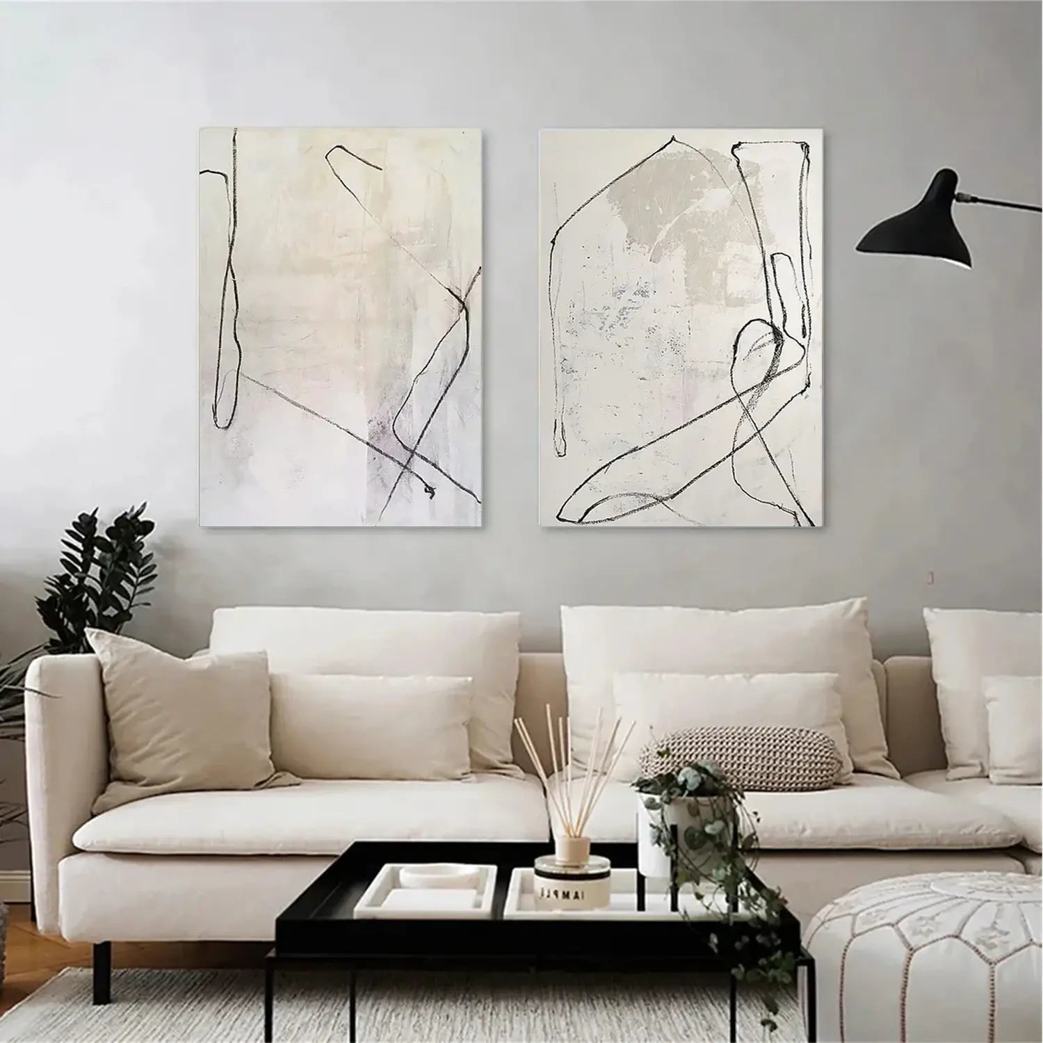 Abstract Tranquility Set of 2